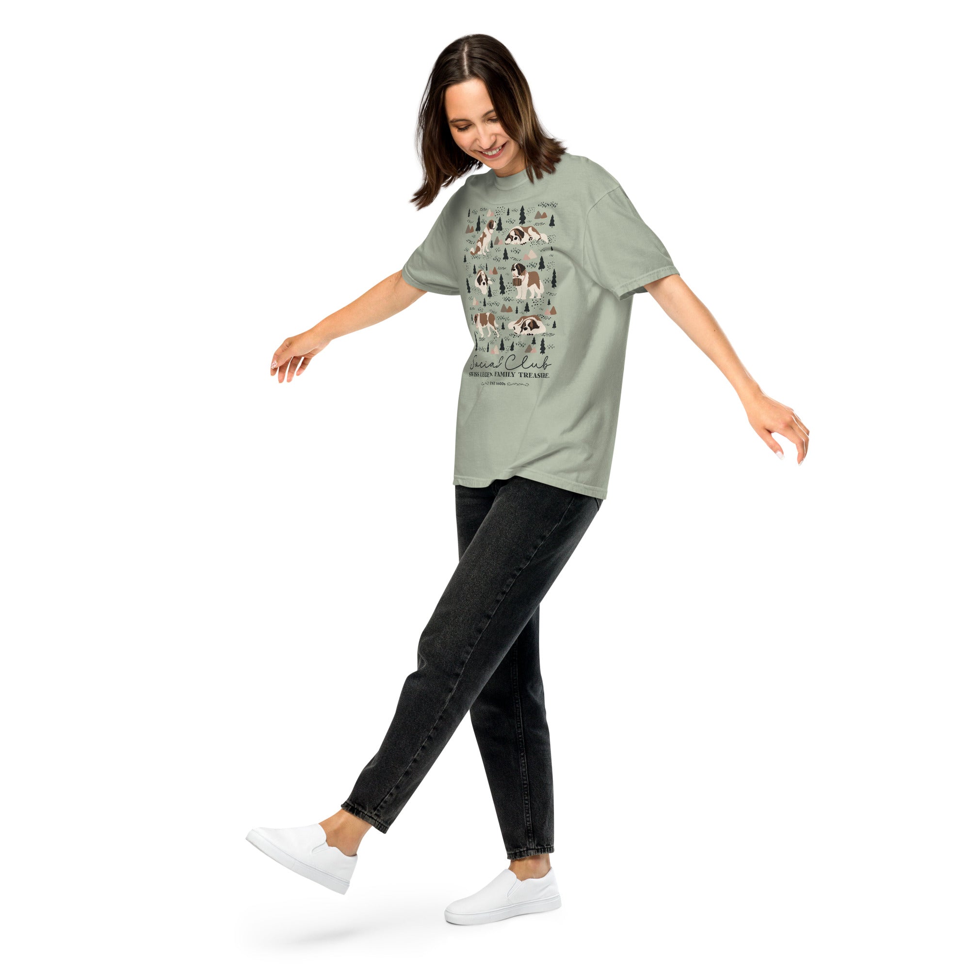 Saint Bernard Social Club T-Shirt - Lights - Lucy + Norman