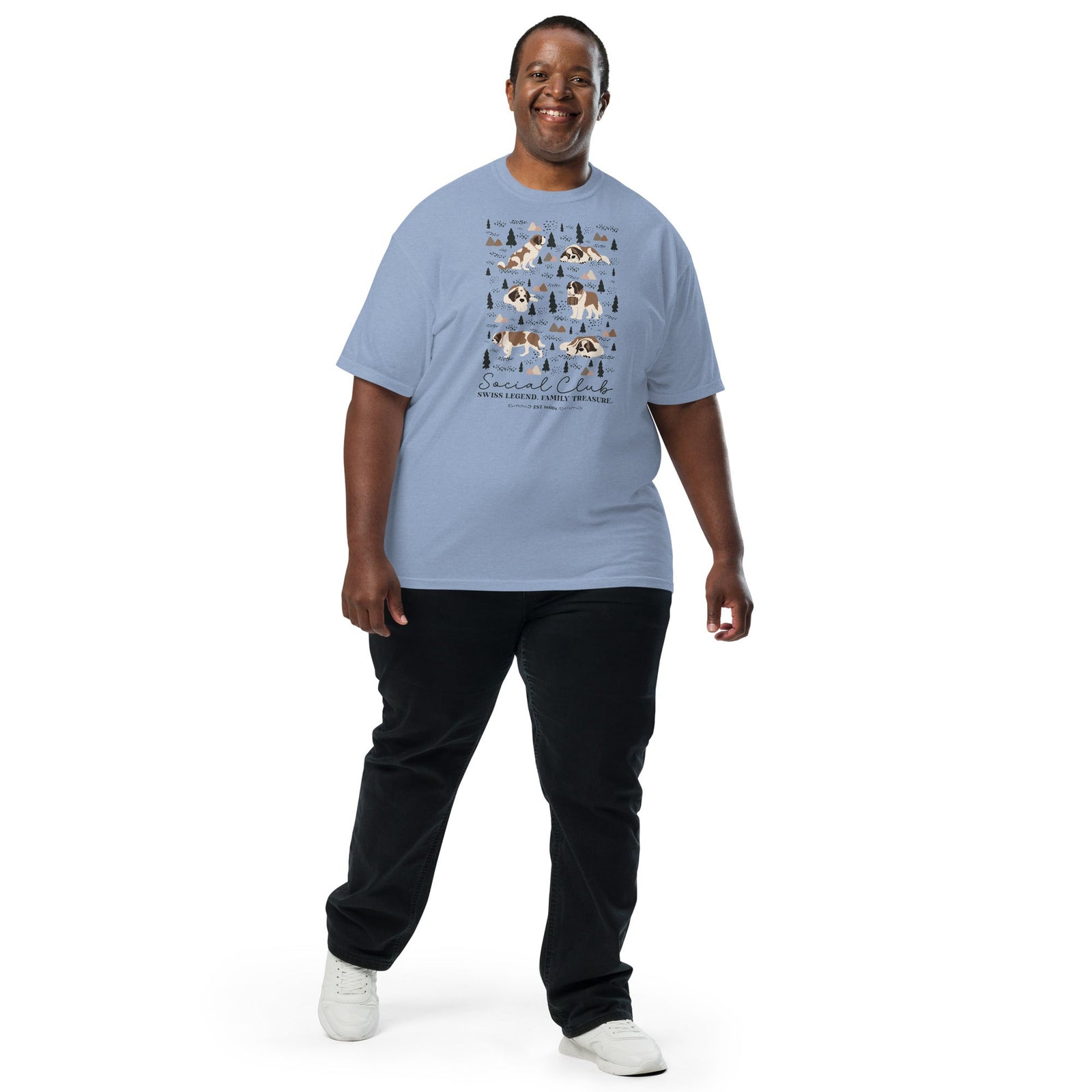 Saint Bernard Social Club T-Shirt - Lights - Lucy + Norman