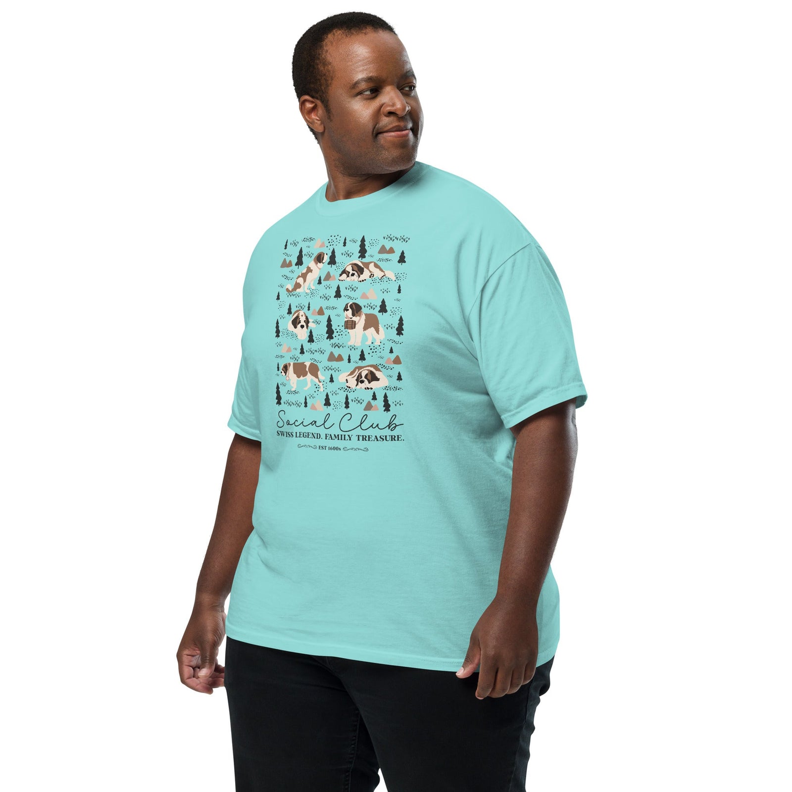 Saint Bernard Social Club T-Shirt - Lights - Lucy + Norman