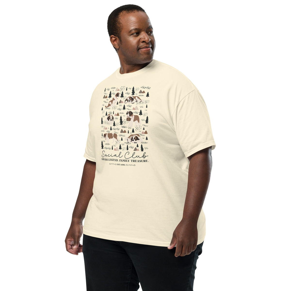 Saint Bernard Social Club T-Shirt - Lights - Lucy + Norman