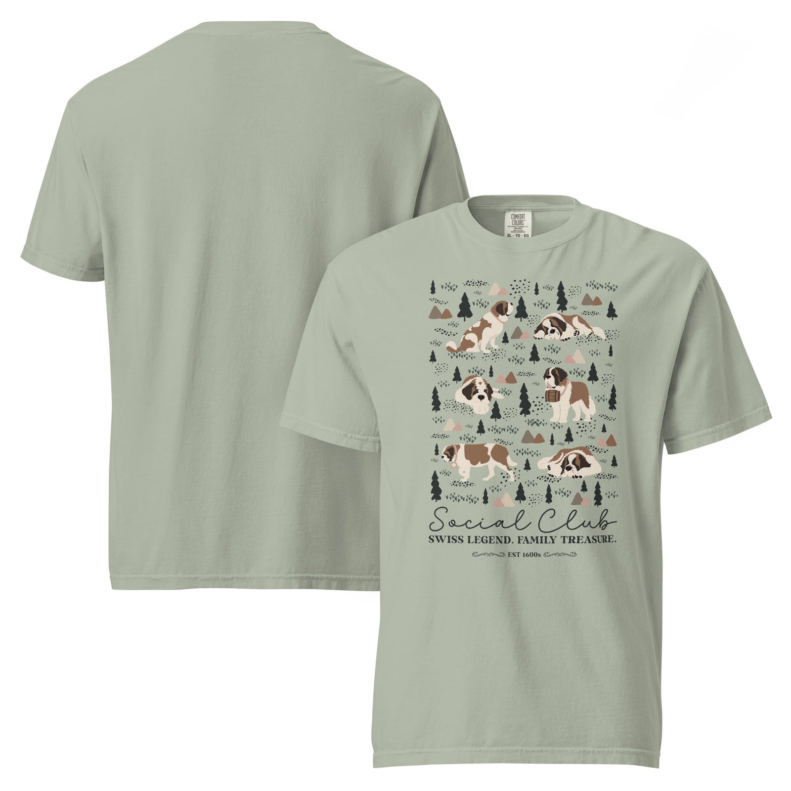 Saint Bernard Social Club T-Shirt - Lights - Lucy + Norman