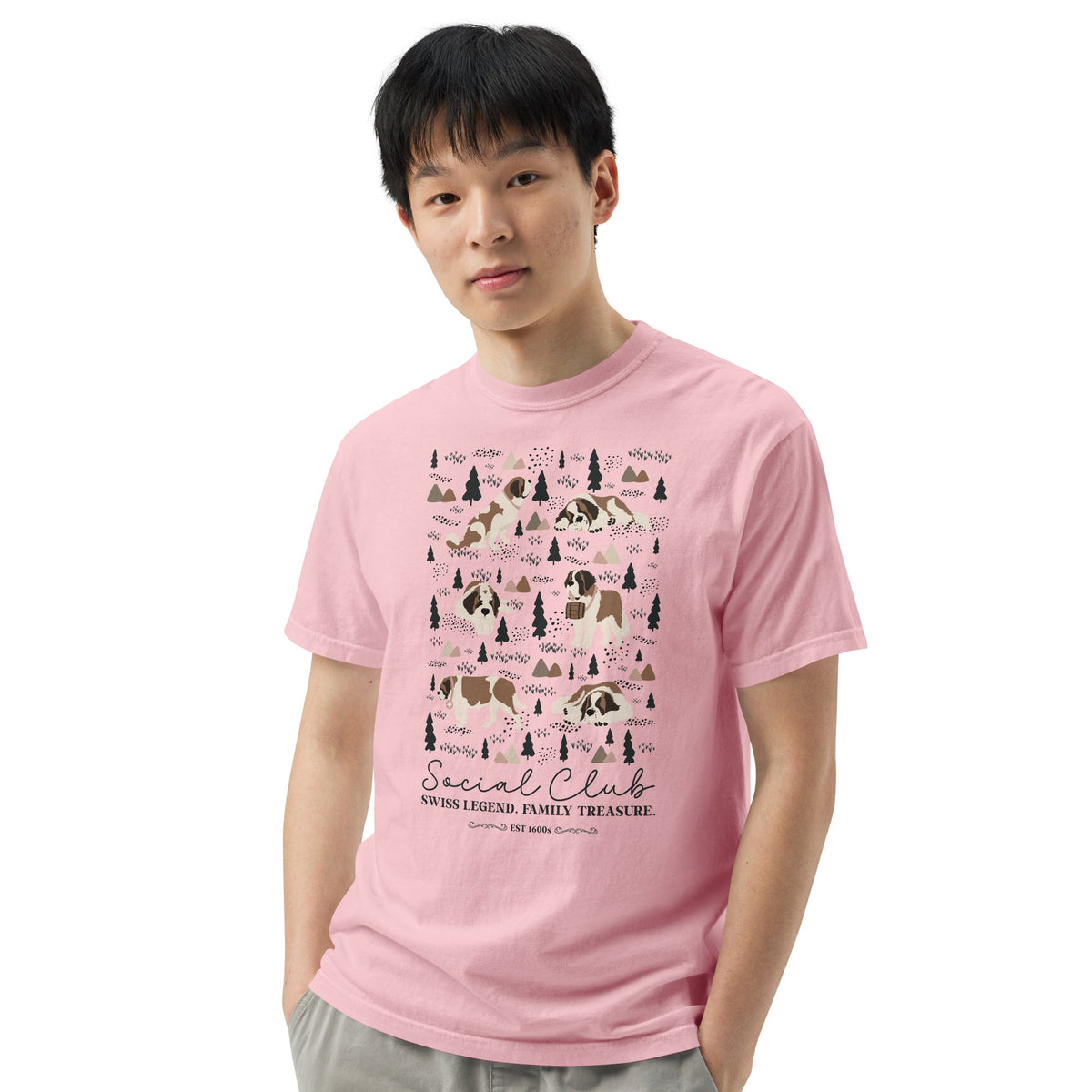 Saint Bernard Social Club T-Shirt - Lights - Lucy + Norman