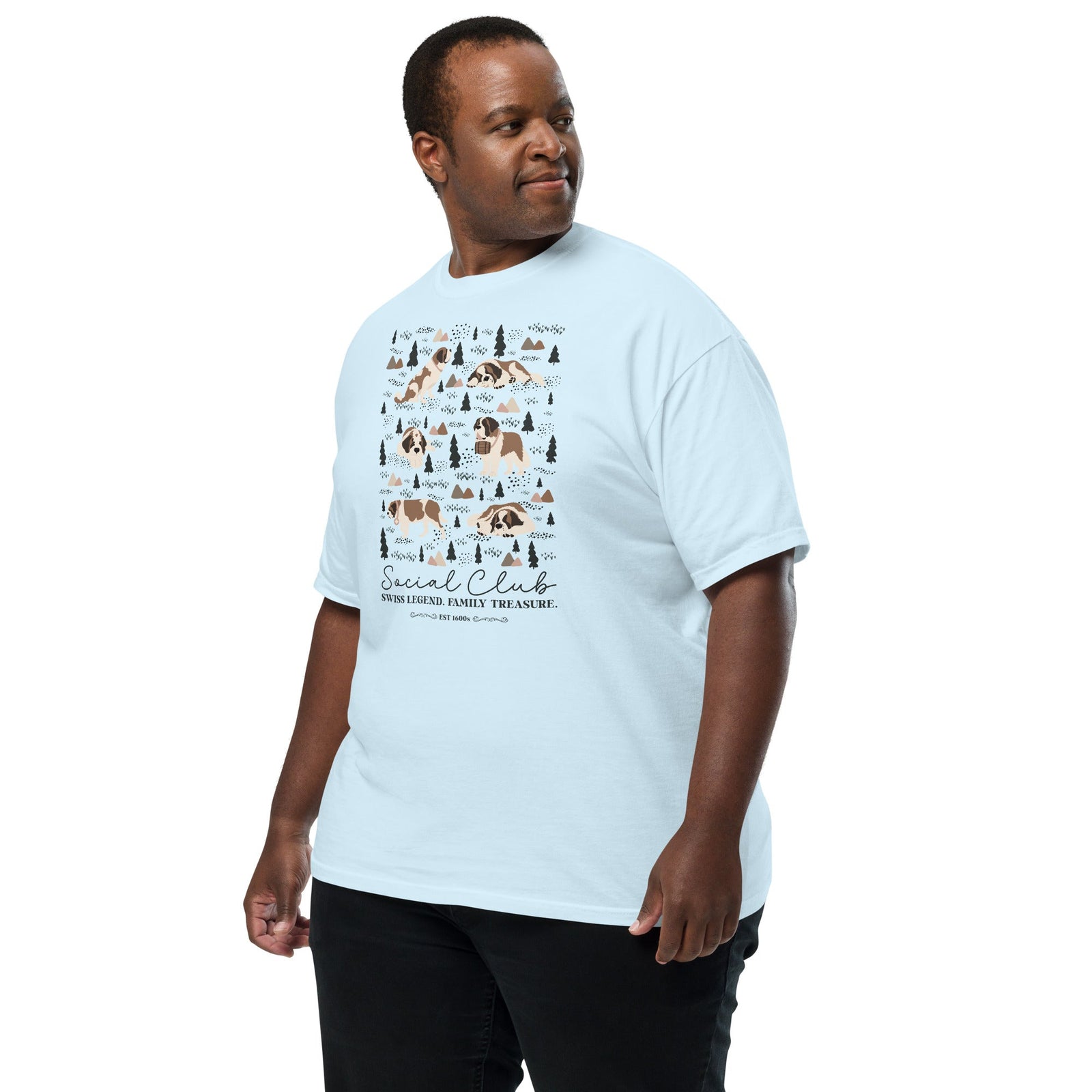 Saint Bernard Social Club T-Shirt - Lights - Lucy + Norman