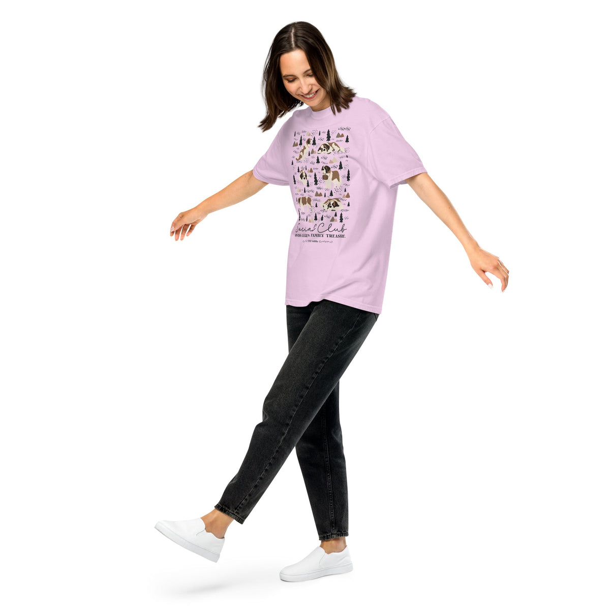 Saint Bernard Social Club T-Shirt - Lights - Lucy + Norman