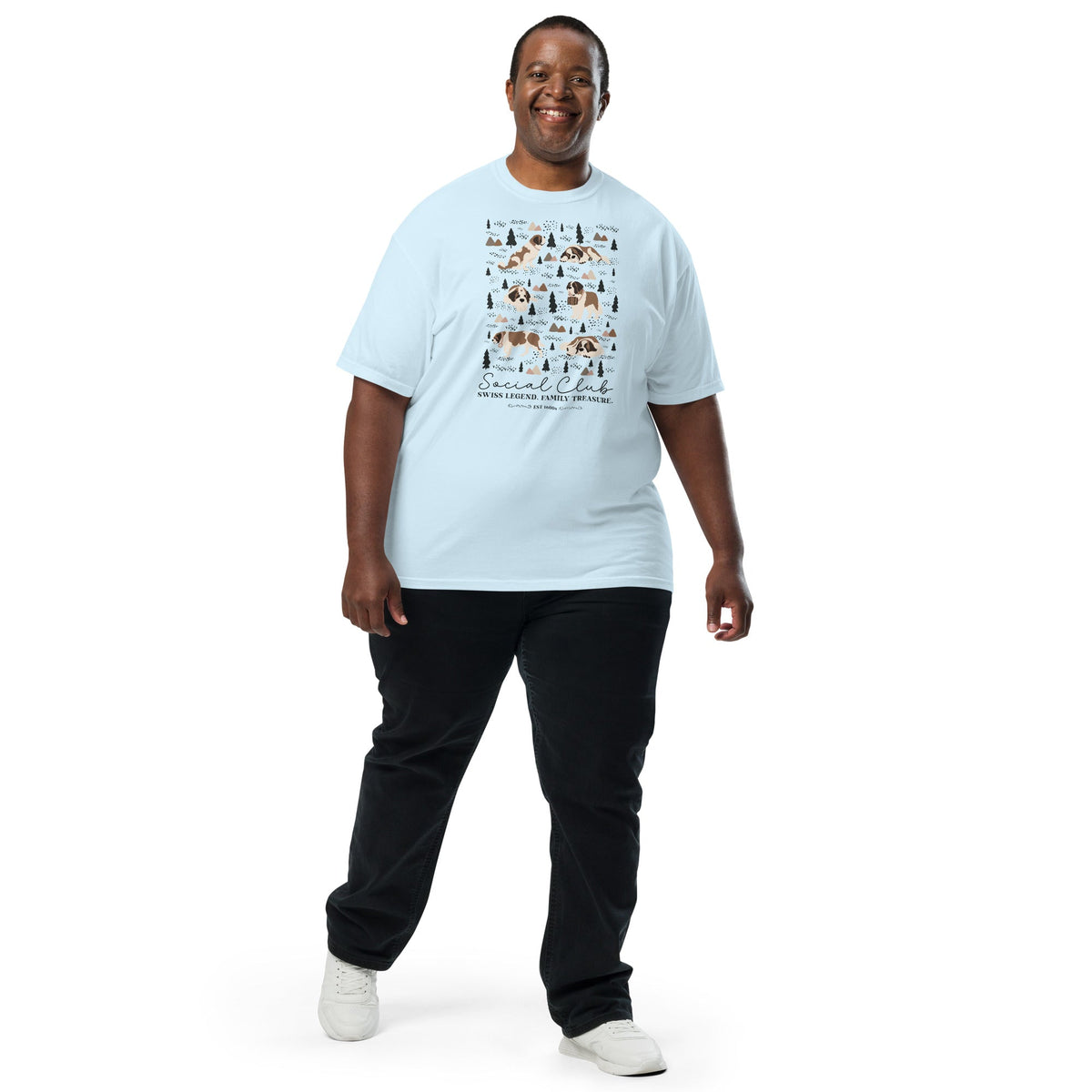 Saint Bernard Social Club T-Shirt - Lights - Lucy + Norman