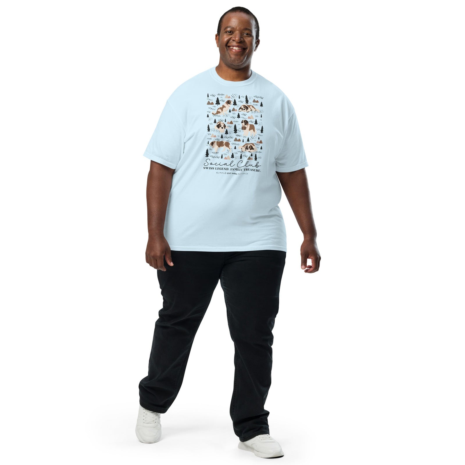 Saint Bernard Social Club T-Shirt - Lights - Lucy + Norman