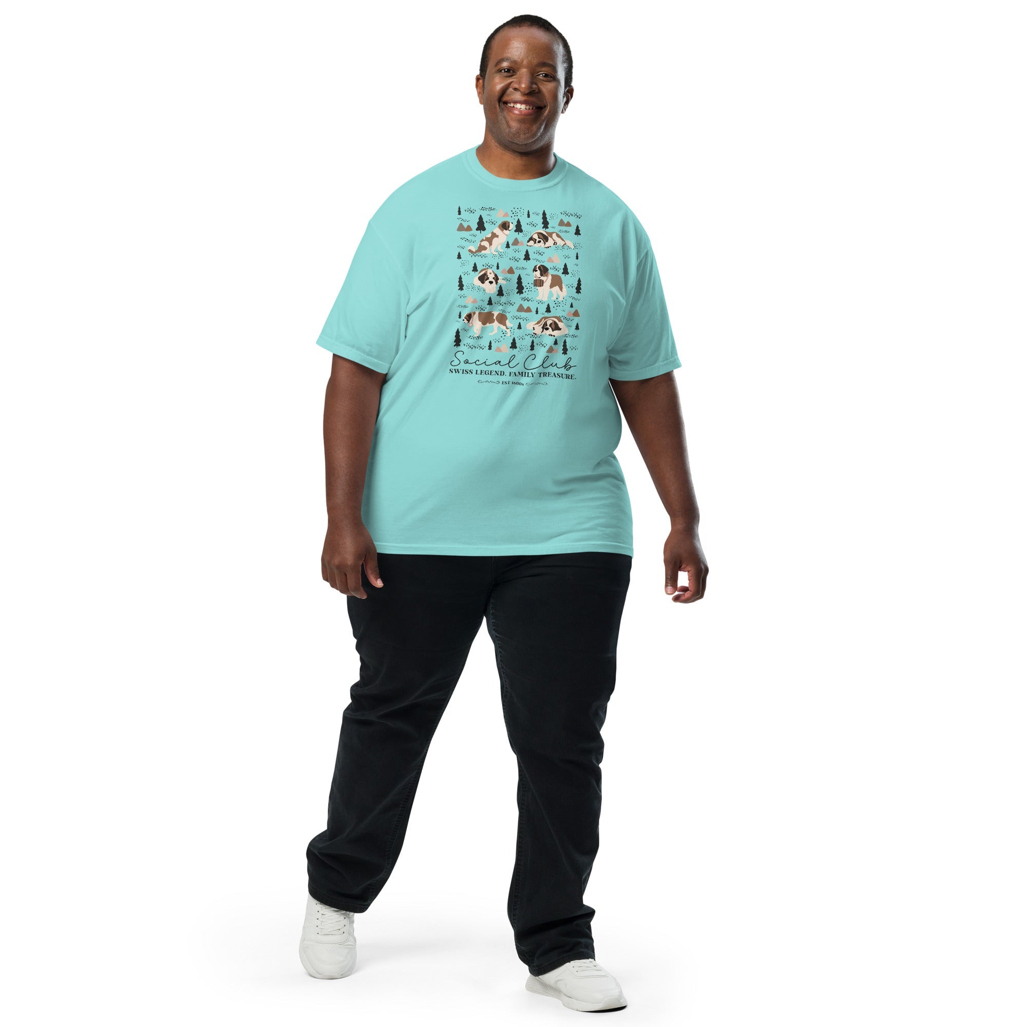 Saint Bernard Social Club T-Shirt - Lights - Lucy + Norman