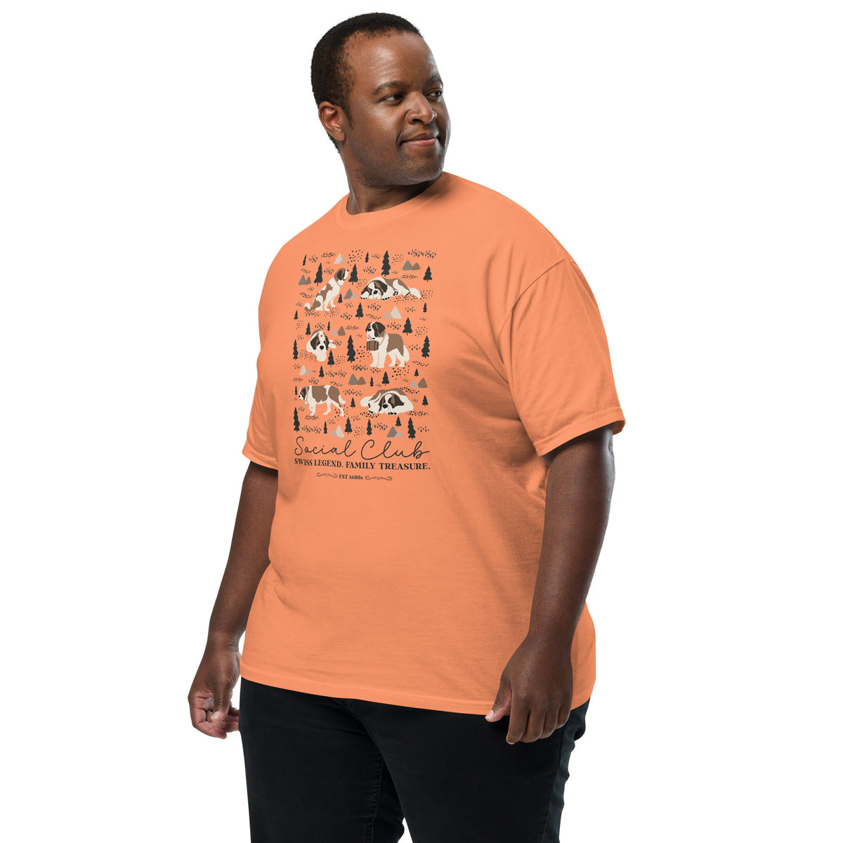 Saint Bernard Social Club T-Shirt - Lights - Lucy + Norman