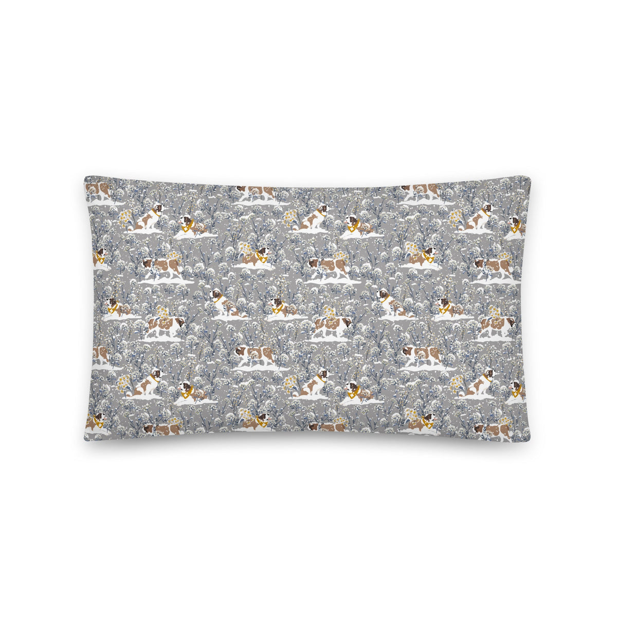 Saint Snowflowers Throw Pillow - Lucy + Norman