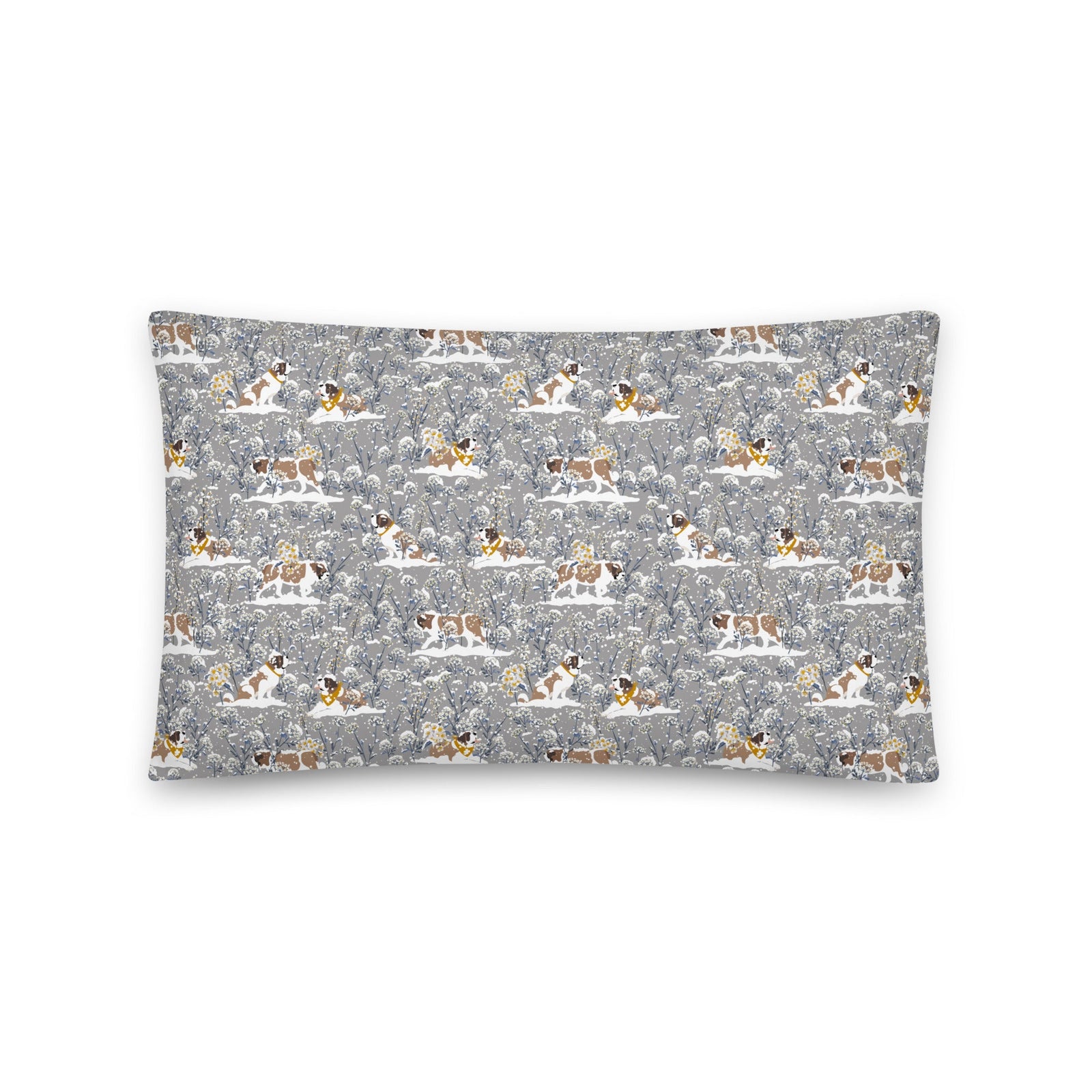 Saint Snowflowers Throw Pillow - Lucy + Norman