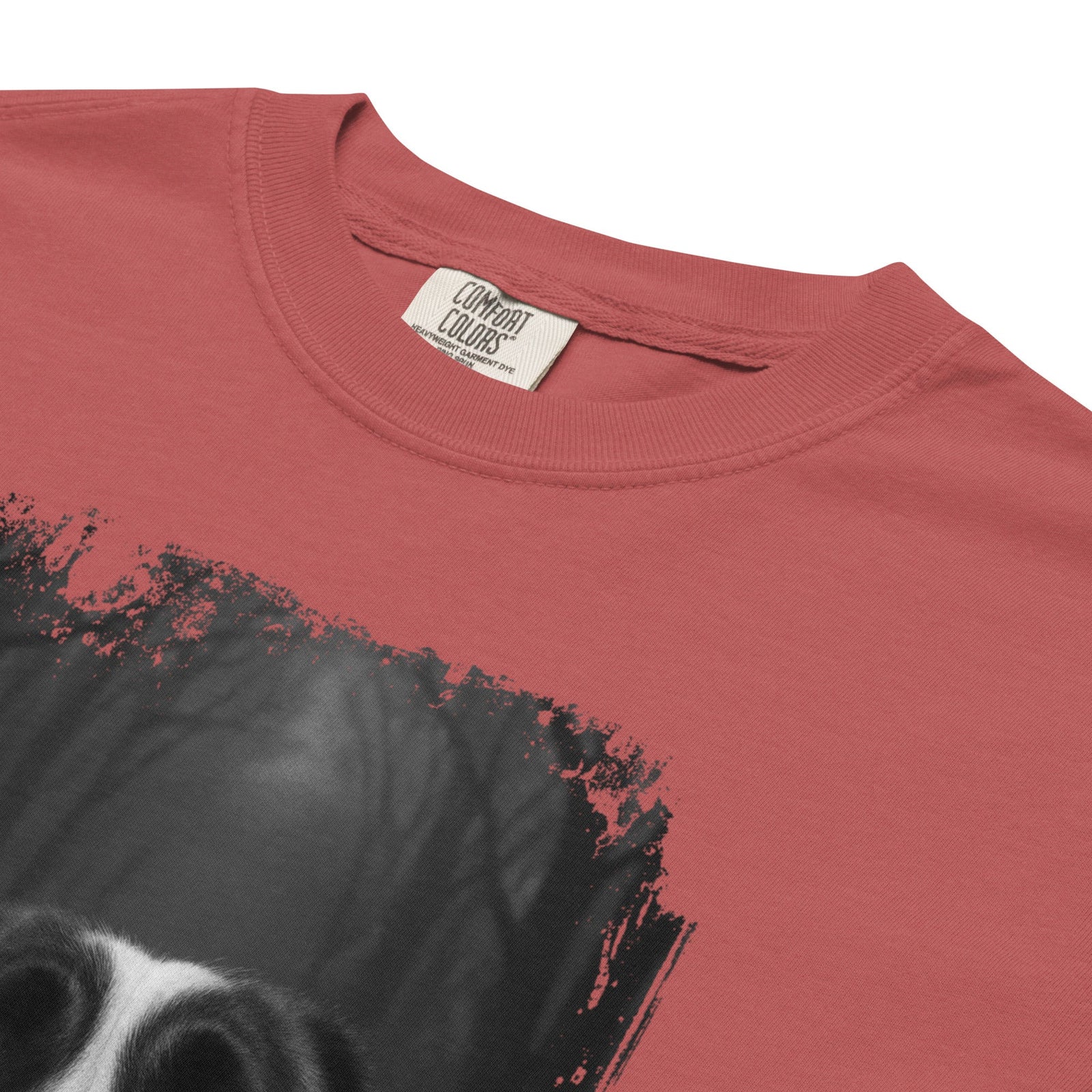 Scaredy Cat St Bernard Selfie T-Shirt - Lucy + Norman