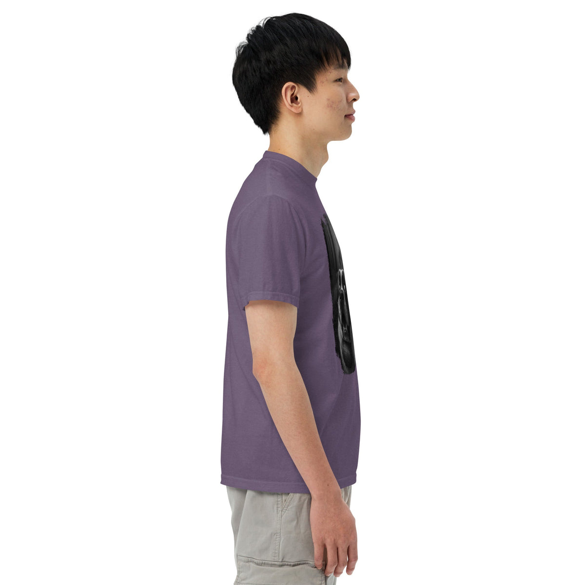 Scary Sasquatch St Bernard Selfie T-Shirt - Lucy + Norman