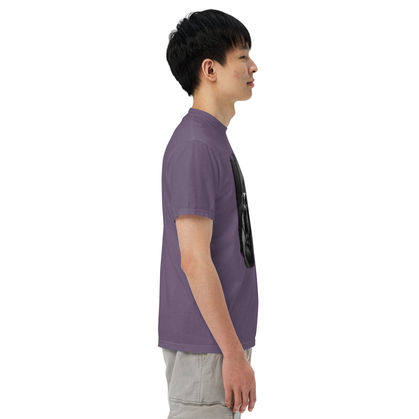 Scary Sasquatch St Bernard Selfie T-Shirt - Lucy + Norman