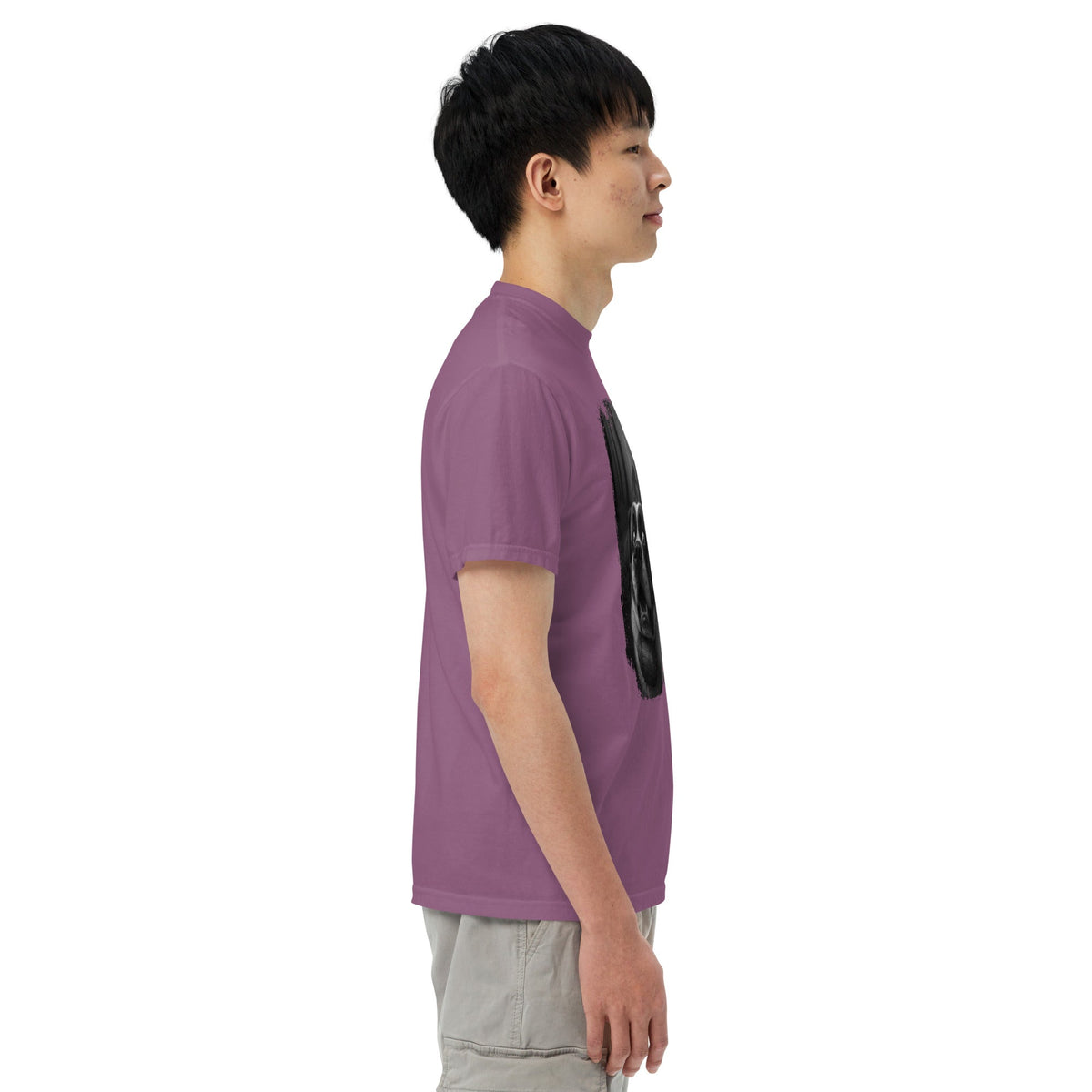 Scary Sasquatch St Bernard Selfie T-Shirt - Lucy + Norman