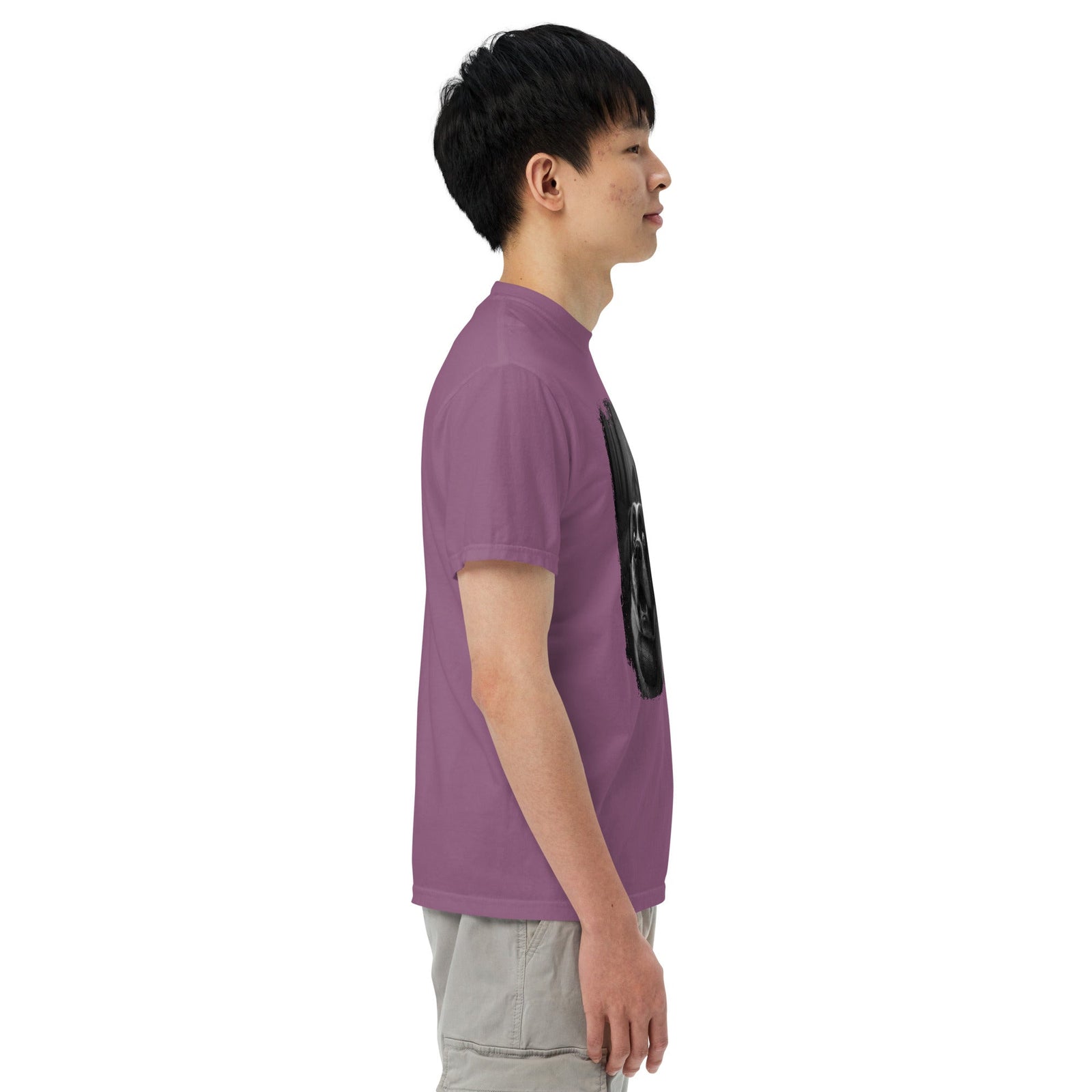 Scary Sasquatch St Bernard Selfie T-Shirt - Lucy + Norman