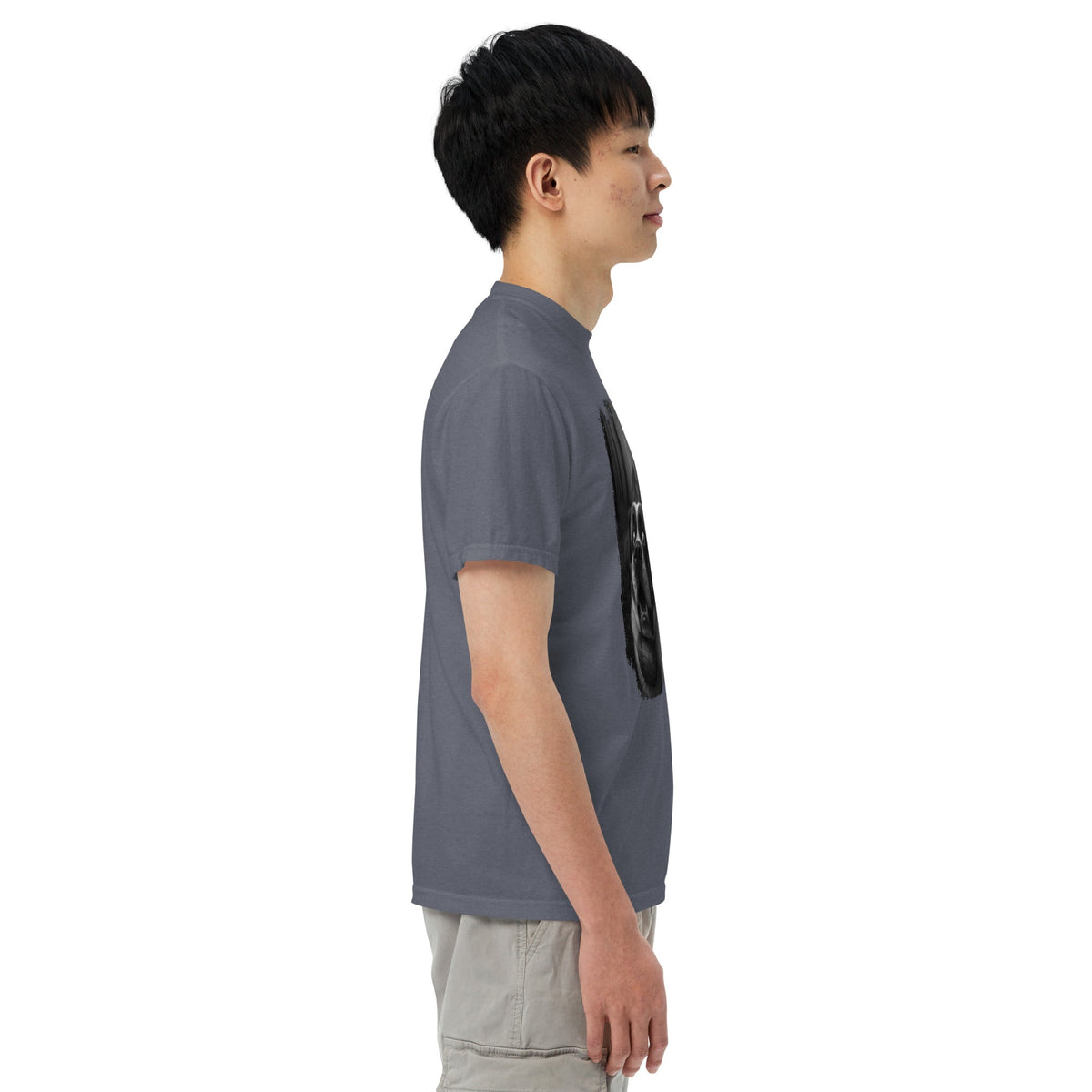 Scary Sasquatch St Bernard Selfie T-Shirt - Lucy + Norman