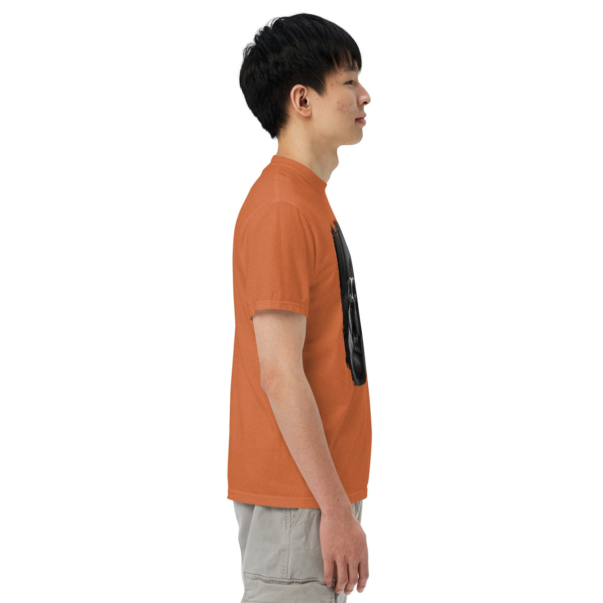 Scary Sasquatch St Bernard Selfie T-Shirt - Lucy + Norman