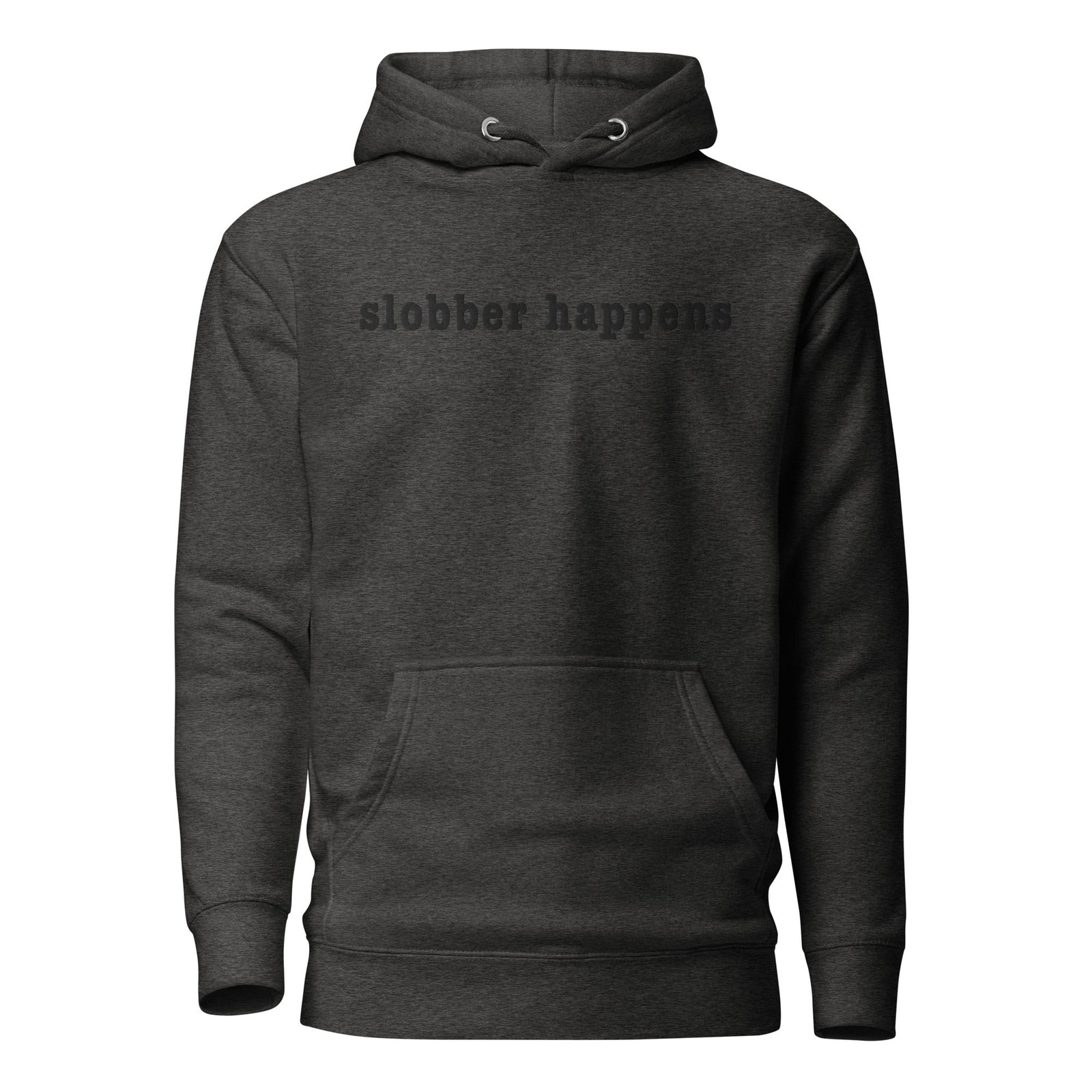 Slobber Happens Embroidered Hoodie - Lucy + Norman
