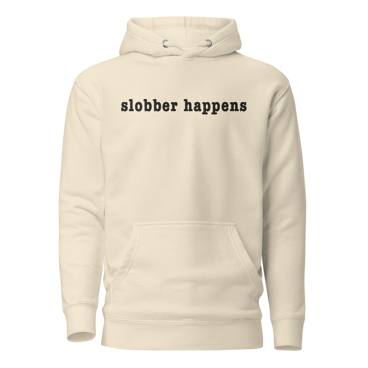 Slobber Happens Embroidered Hoodie - Lucy + Norman