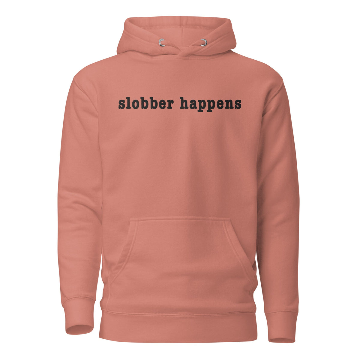 Slobber Happens Embroidered Hoodie - Lucy + Norman