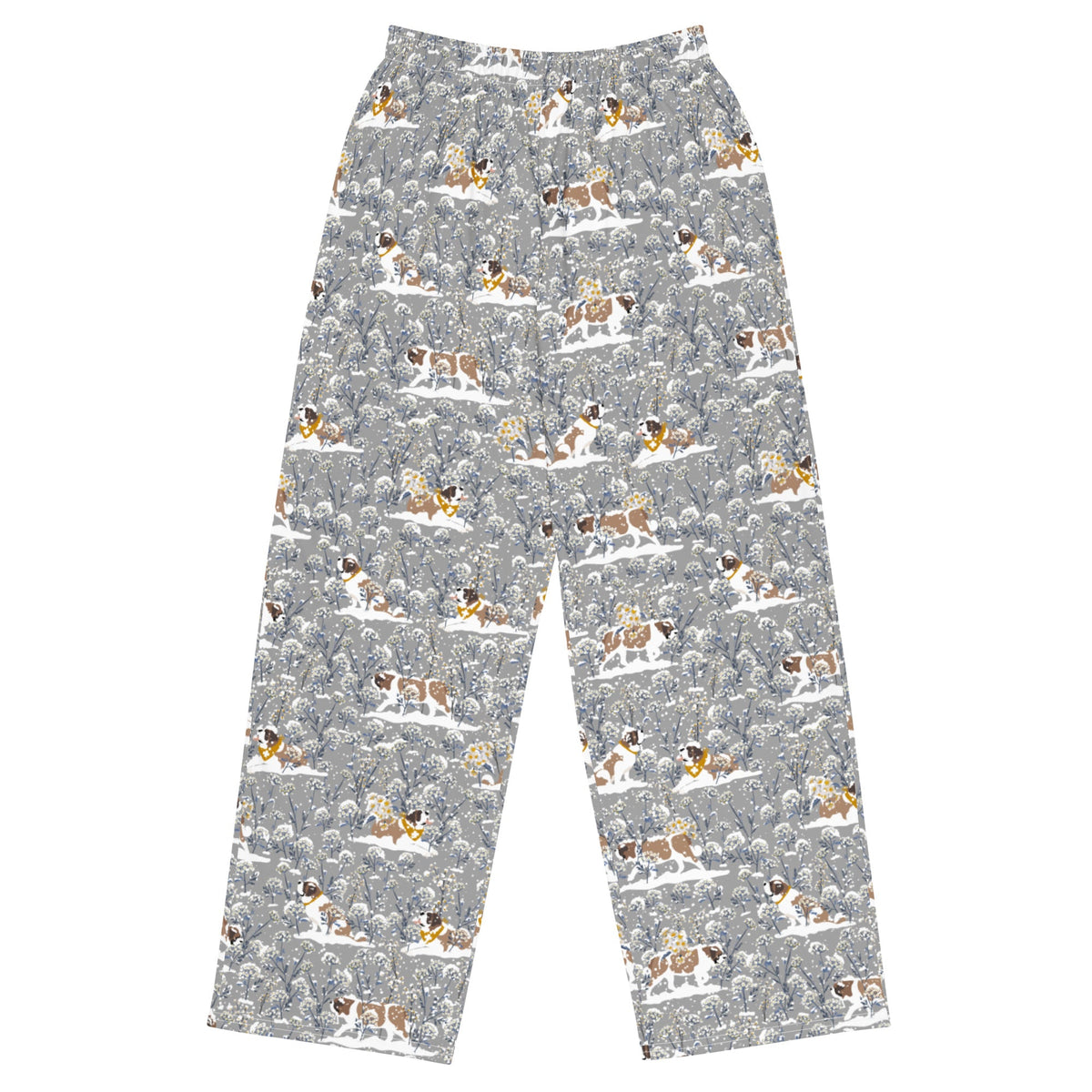 Snowflower Saint Unisex Wide Lounge Pants - Lucy + Norman
