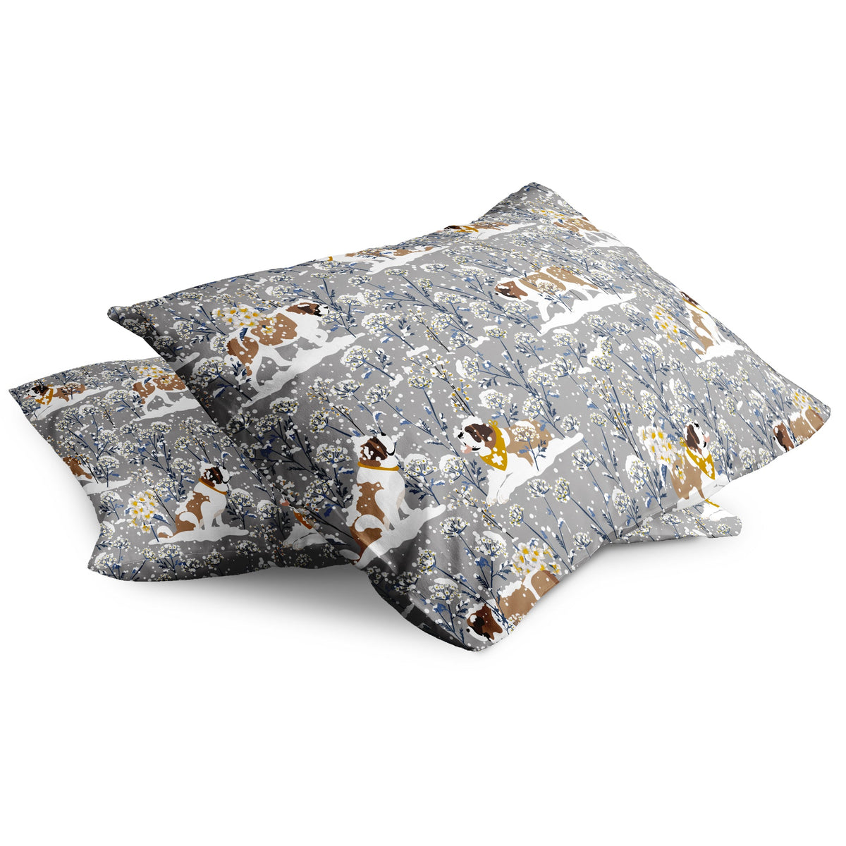 Snowflower Saints Pillowcase Sleeve - Lucy + Norman