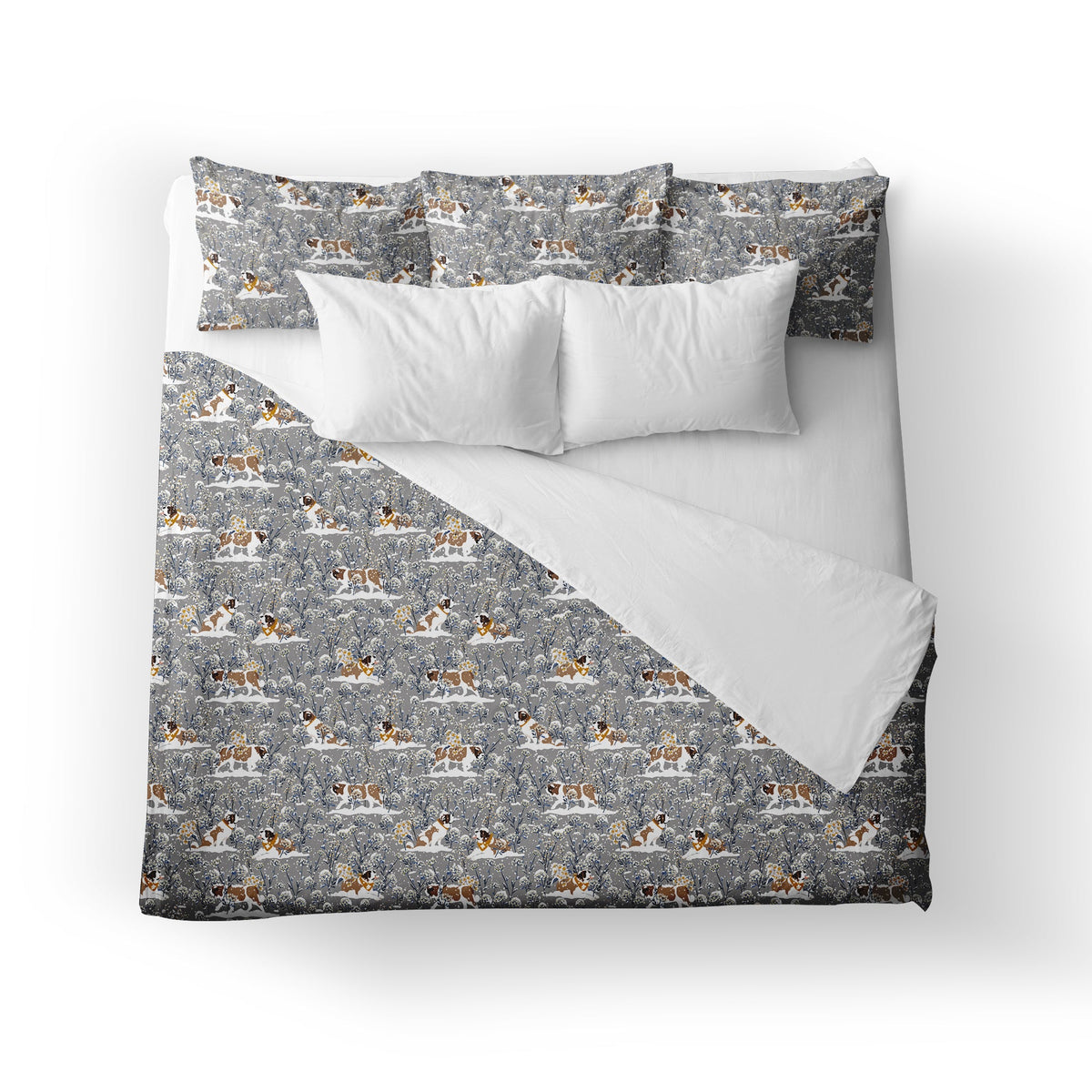 Snowflowers Duvet Cover - Lucy + Norman