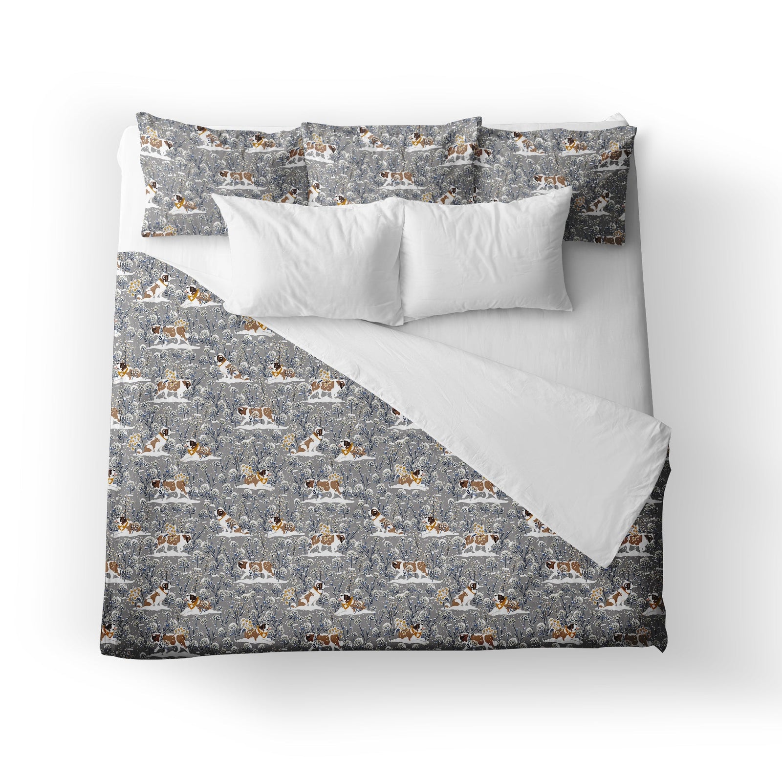 Snowflowers Duvet Cover - Lucy + Norman