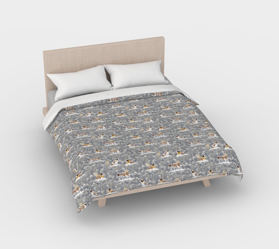 Snowflowers Duvet Cover - Lucy + Norman