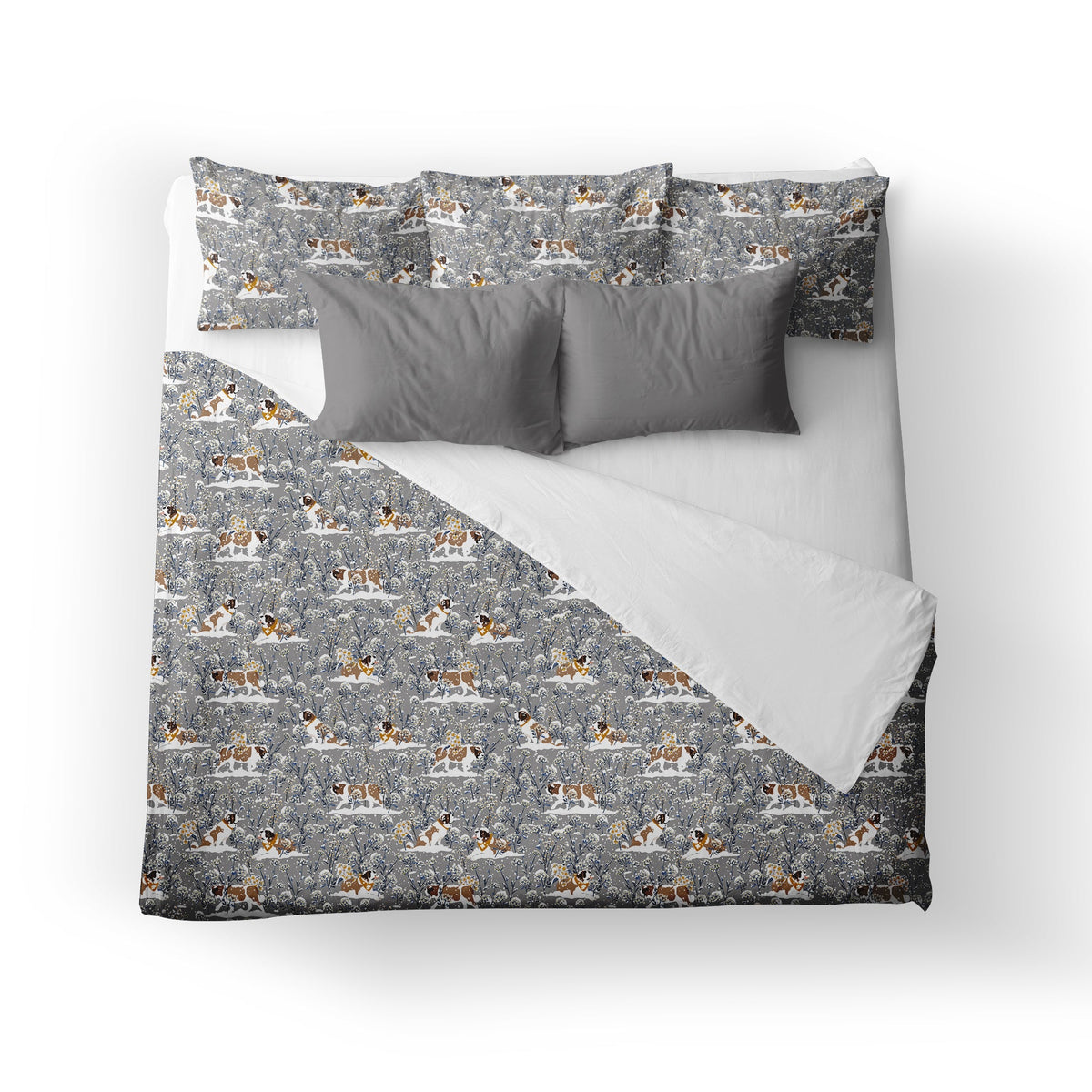Snowflowers Duvet Cover - Lucy + Norman