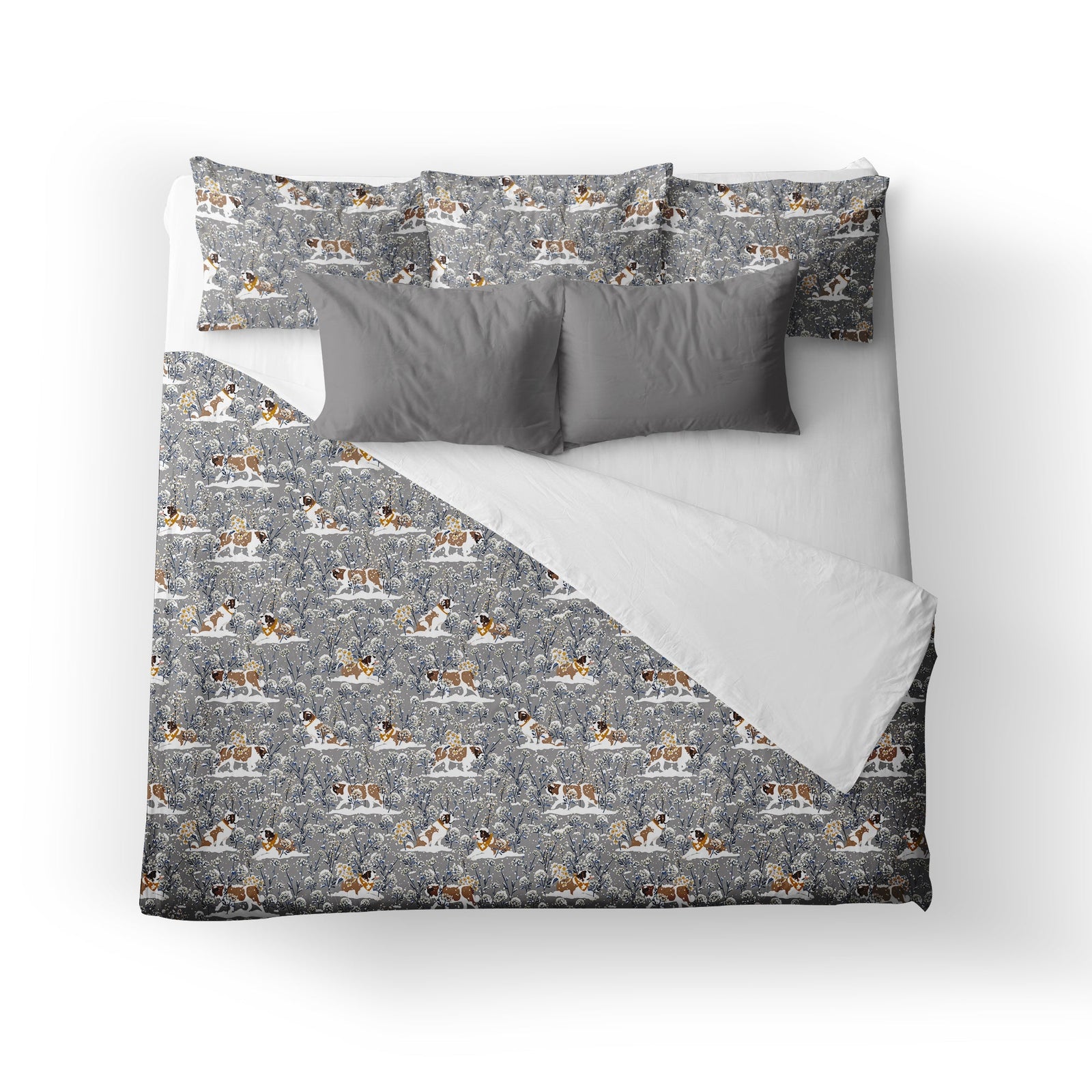 Snowflowers Duvet Cover - Lucy + Norman