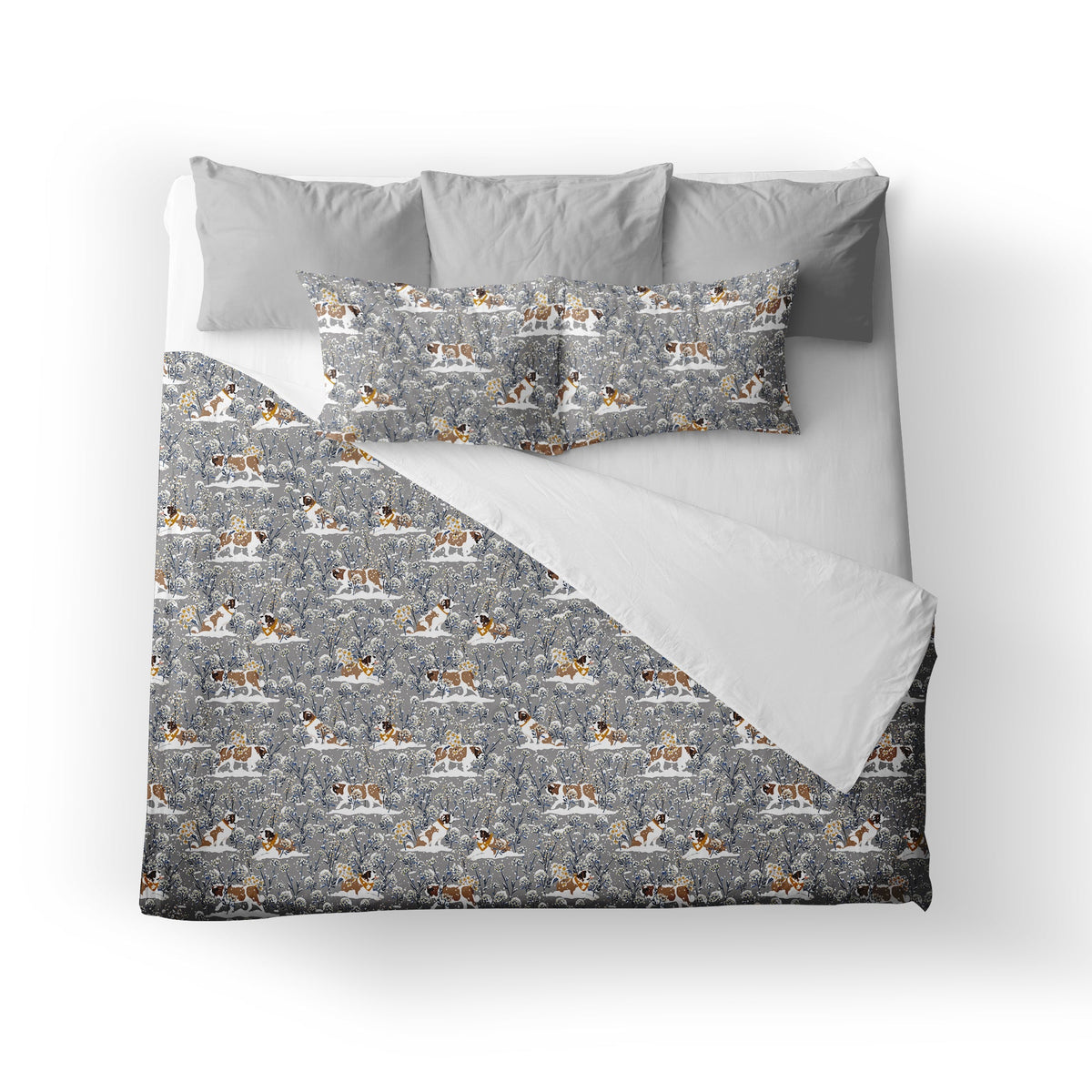 Snowflowers Duvet Cover - Lucy + Norman