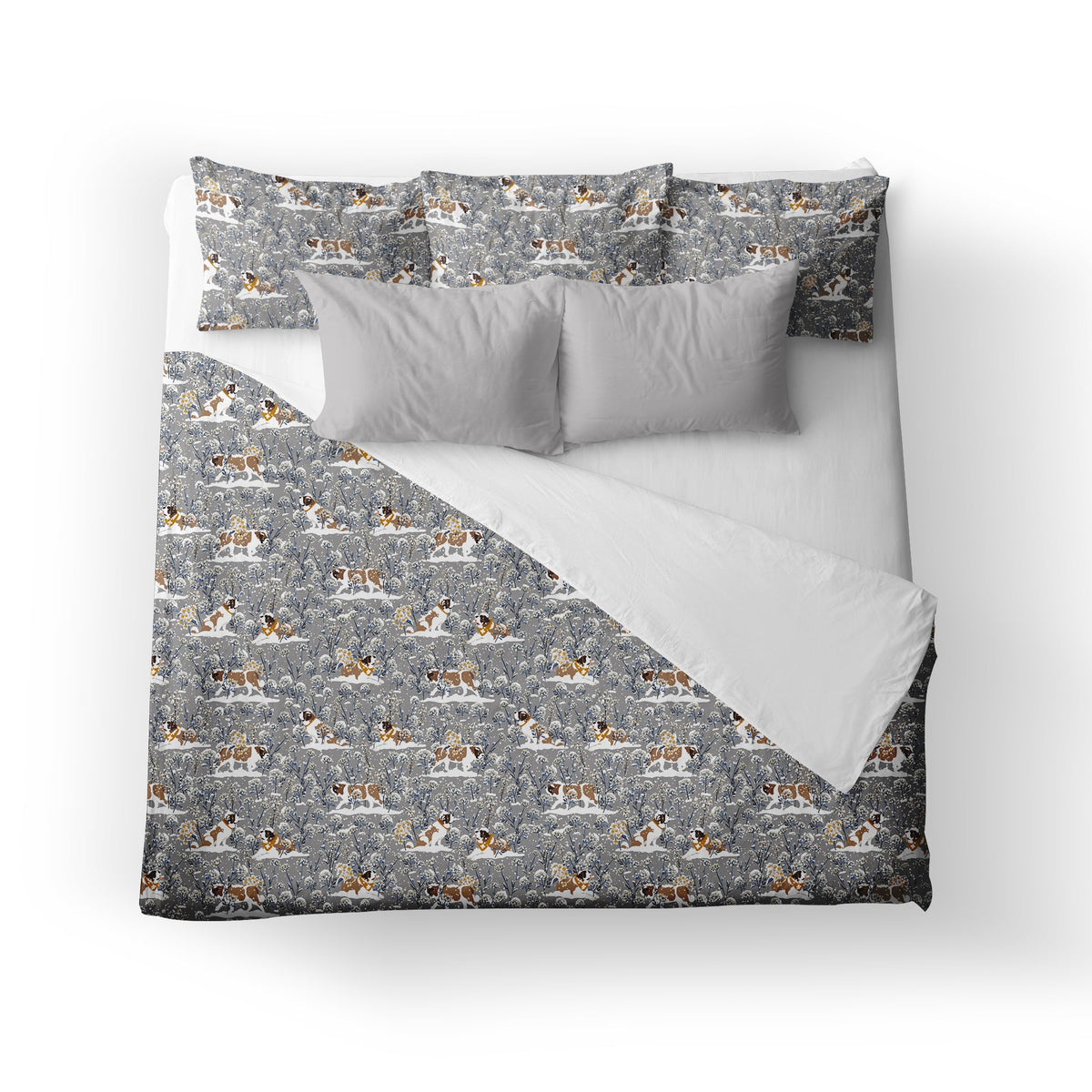 Snowflowers Duvet Cover - Lucy + Norman