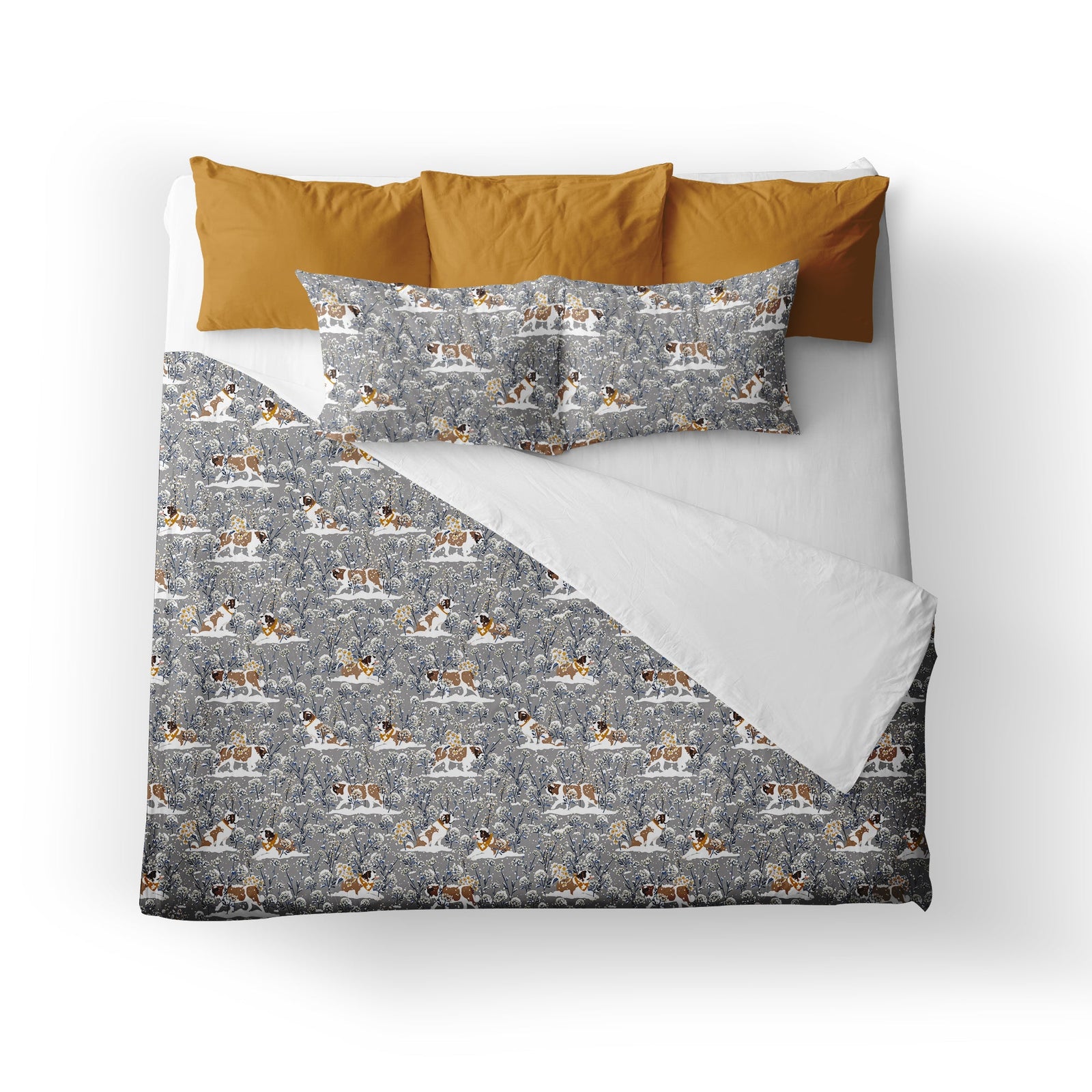 Snowflowers Duvet Cover - Lucy + Norman