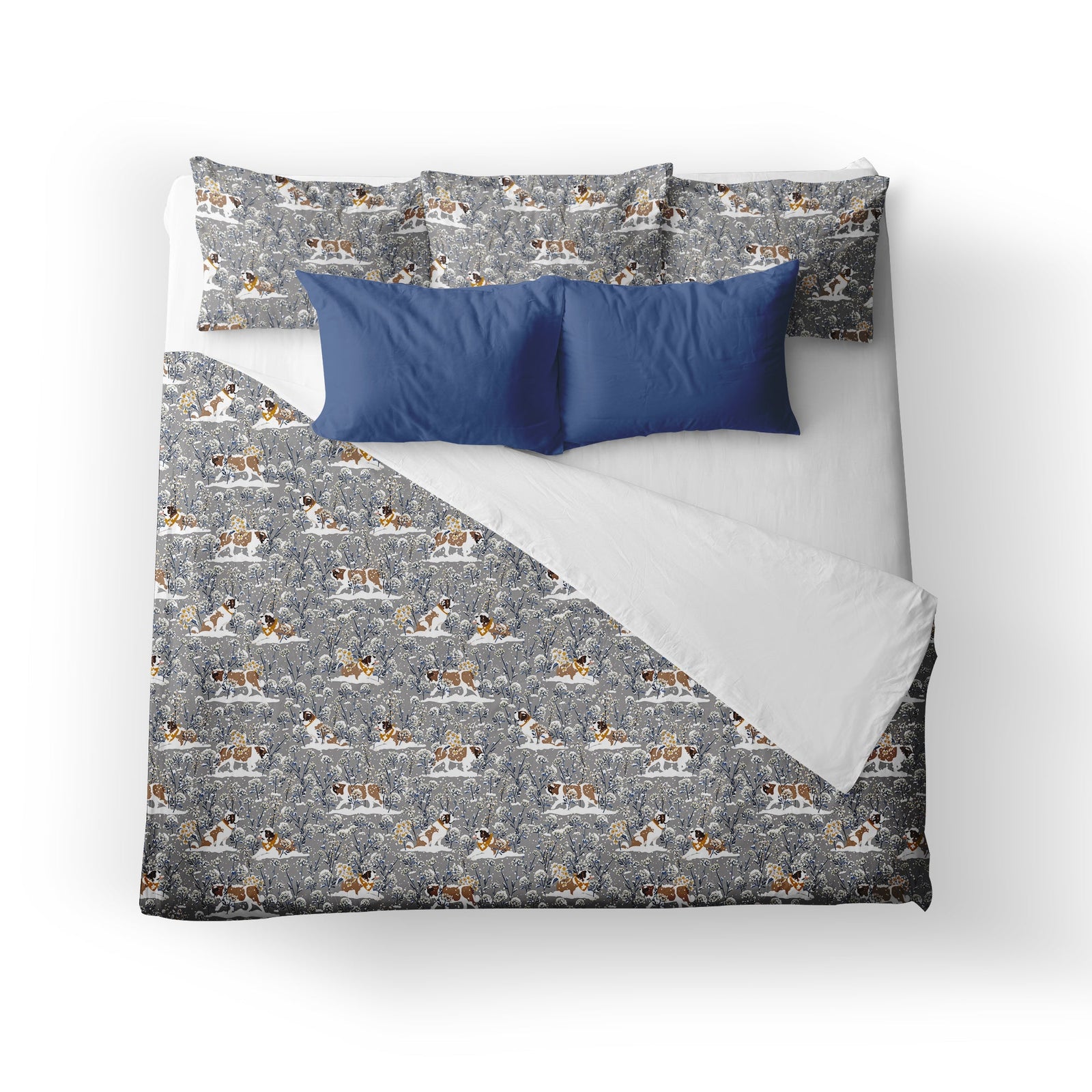 Snowflowers Duvet Cover - Lucy + Norman