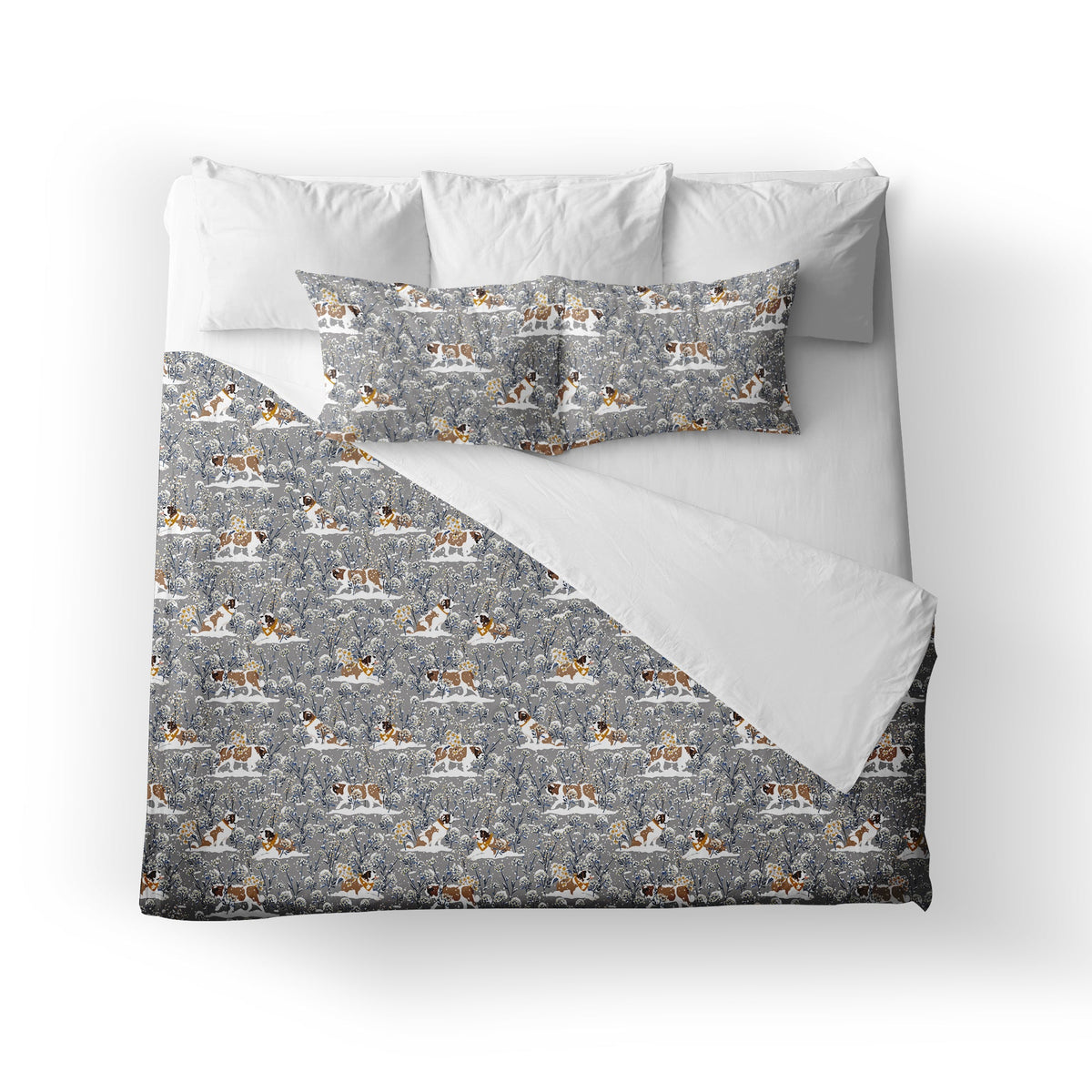 Snowflowers Duvet Cover - Lucy + Norman
