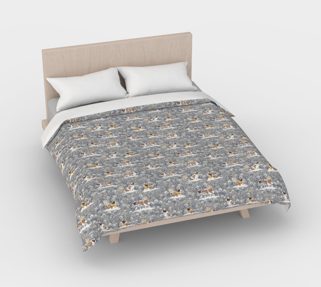 Snowflowers Duvet Cover - Lucy + Norman