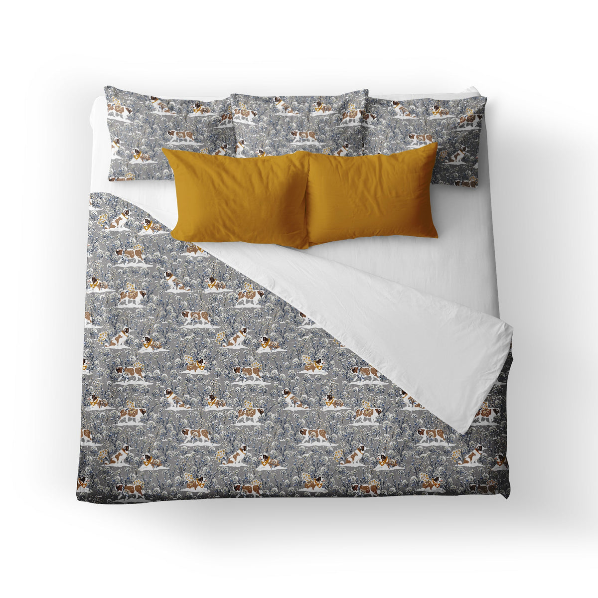 Snowflowers Duvet Cover - Lucy + Norman