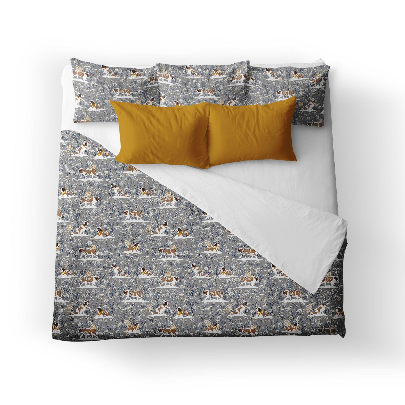 Snowflowers Duvet Cover - Lucy + Norman
