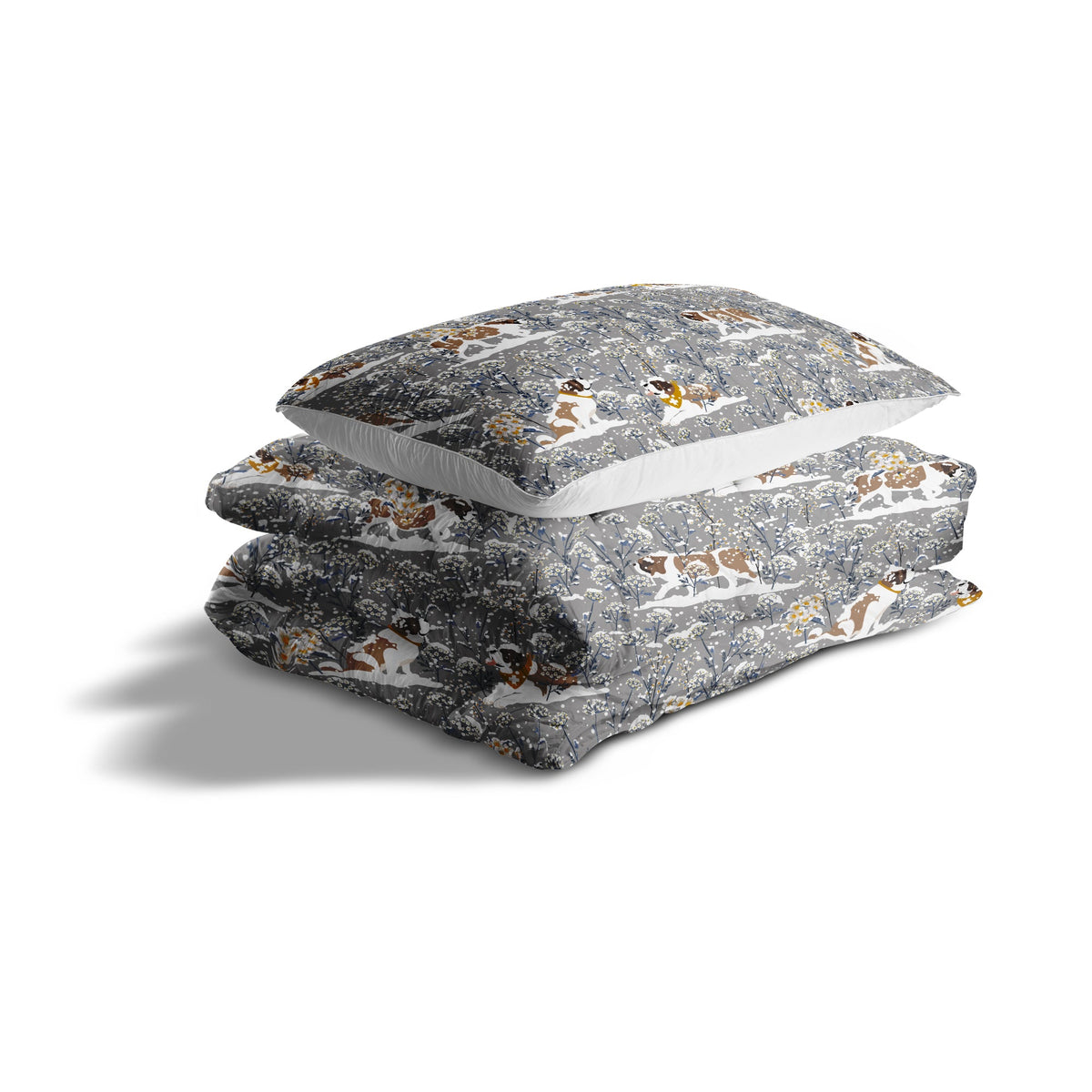 Snowflowers Pillow Sham - Lucy + Norman