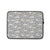 Snowflowers St Bernard Laptop Sleeve