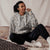 Snowflowers Saint Bernard Zip Hoodie - Lucy + Norman