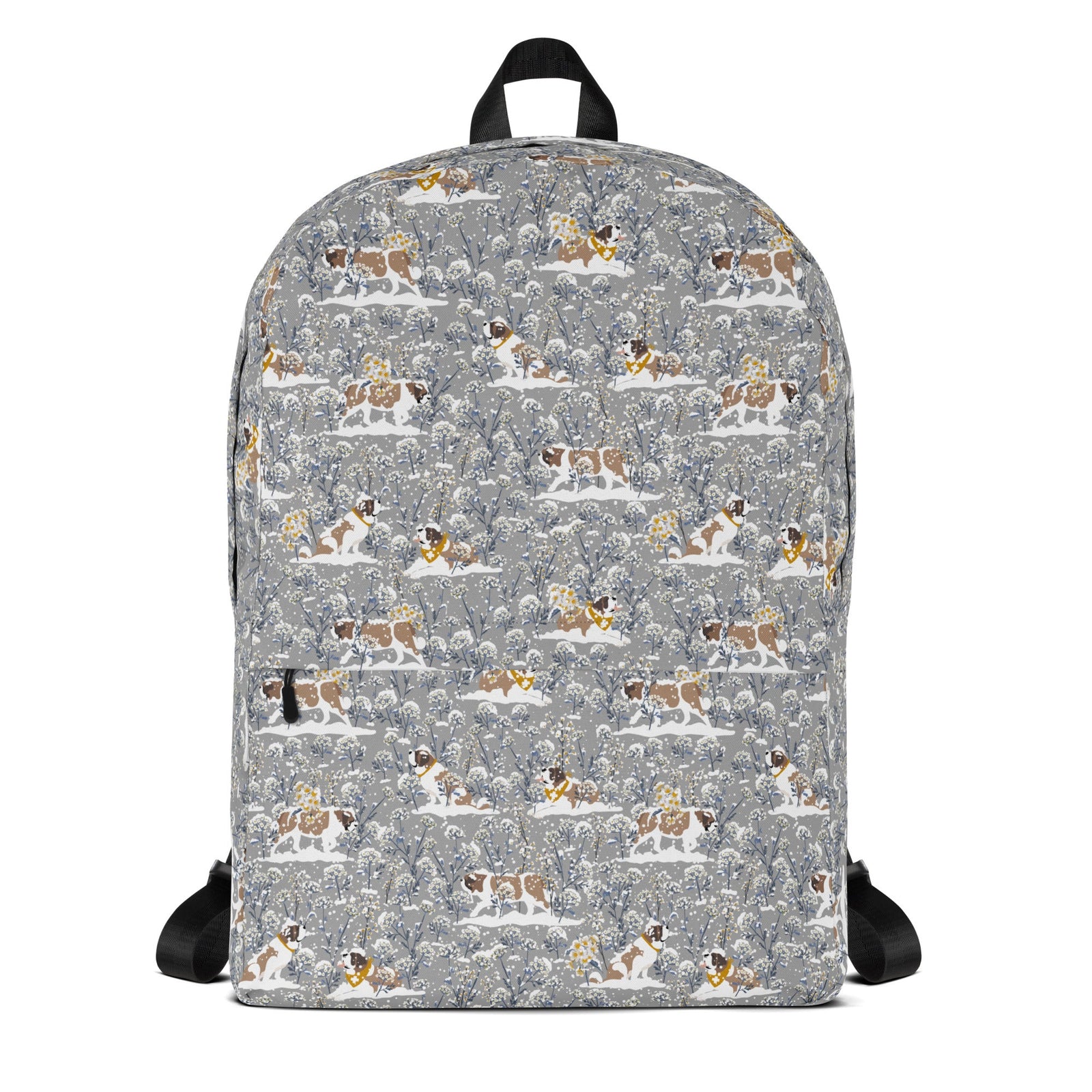 Snowflowers St Bernard Backpack - Lucy + Norman