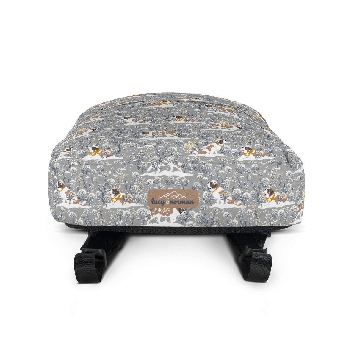 Snowflowers St Bernard Backpack - Lucy + Norman