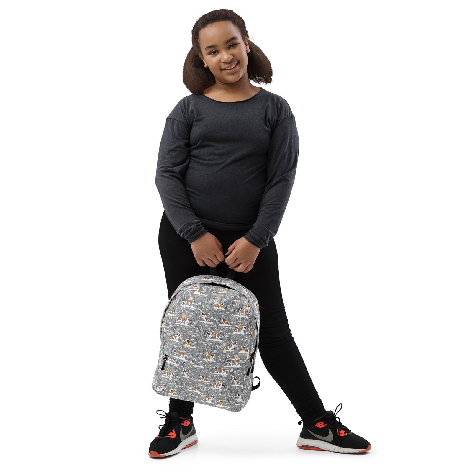 Snowflowers St Bernard Backpack - Lucy + Norman