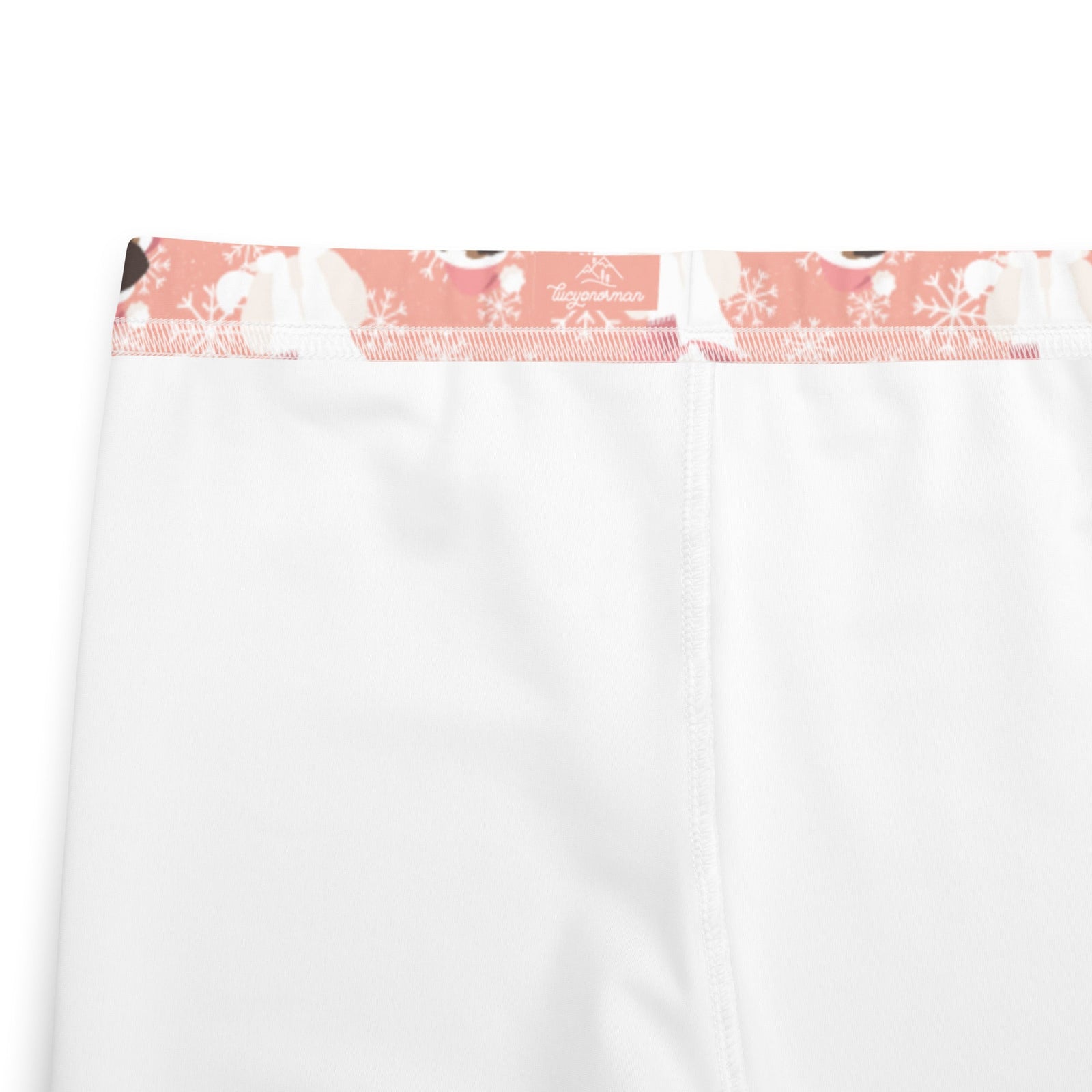 St Bernard Christmas Girl's Leggings - Lucy + Norman