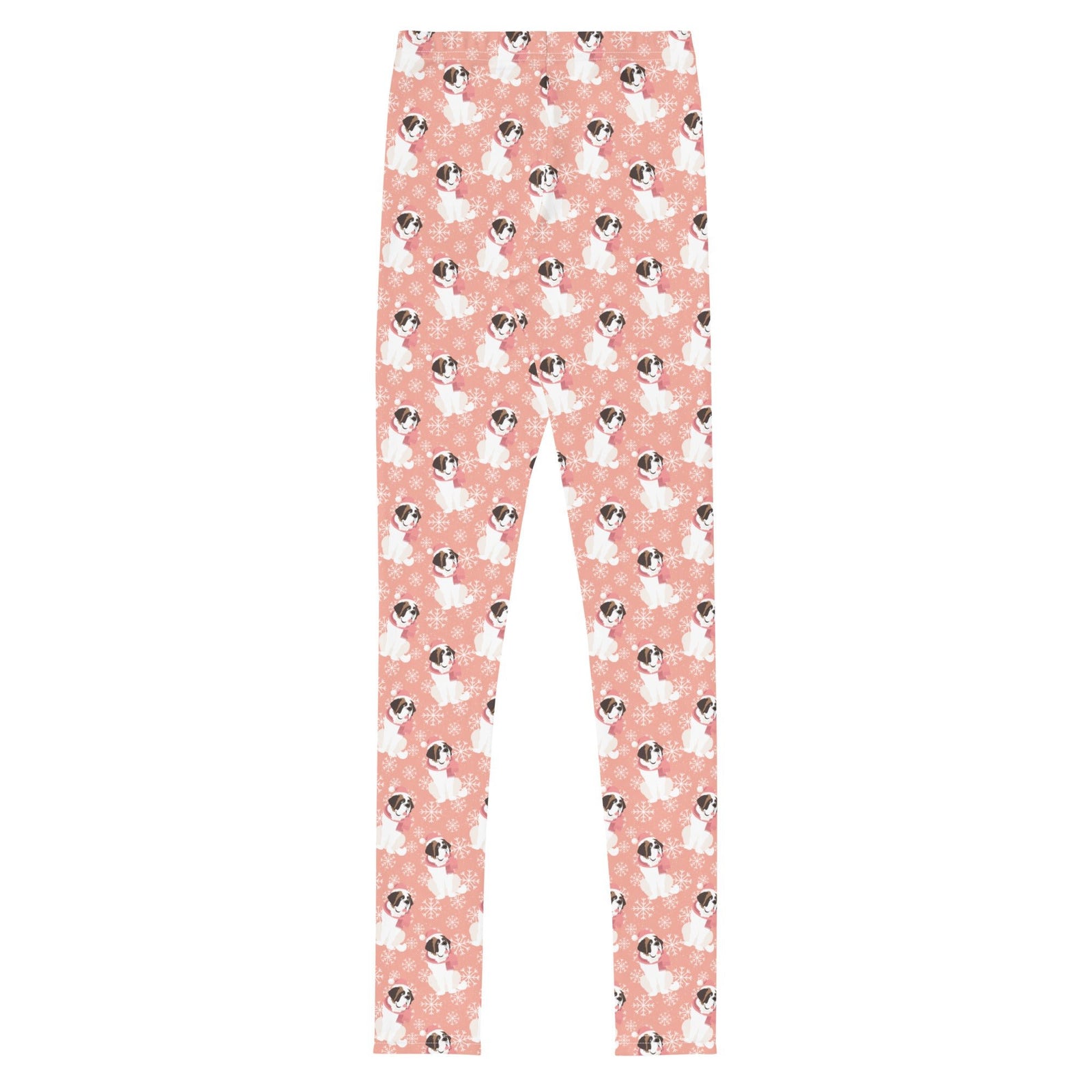 St Bernard Christmas Girl's Leggings - Lucy + Norman