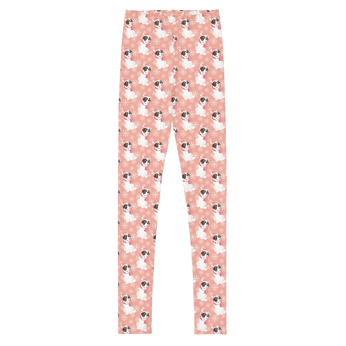 St Bernard Christmas Girl's Leggings - Lucy + Norman
