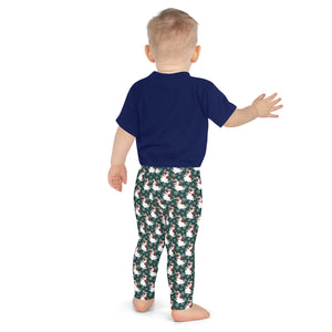 St Bernard Christmas Kid's Leggings - Lucy + Norman