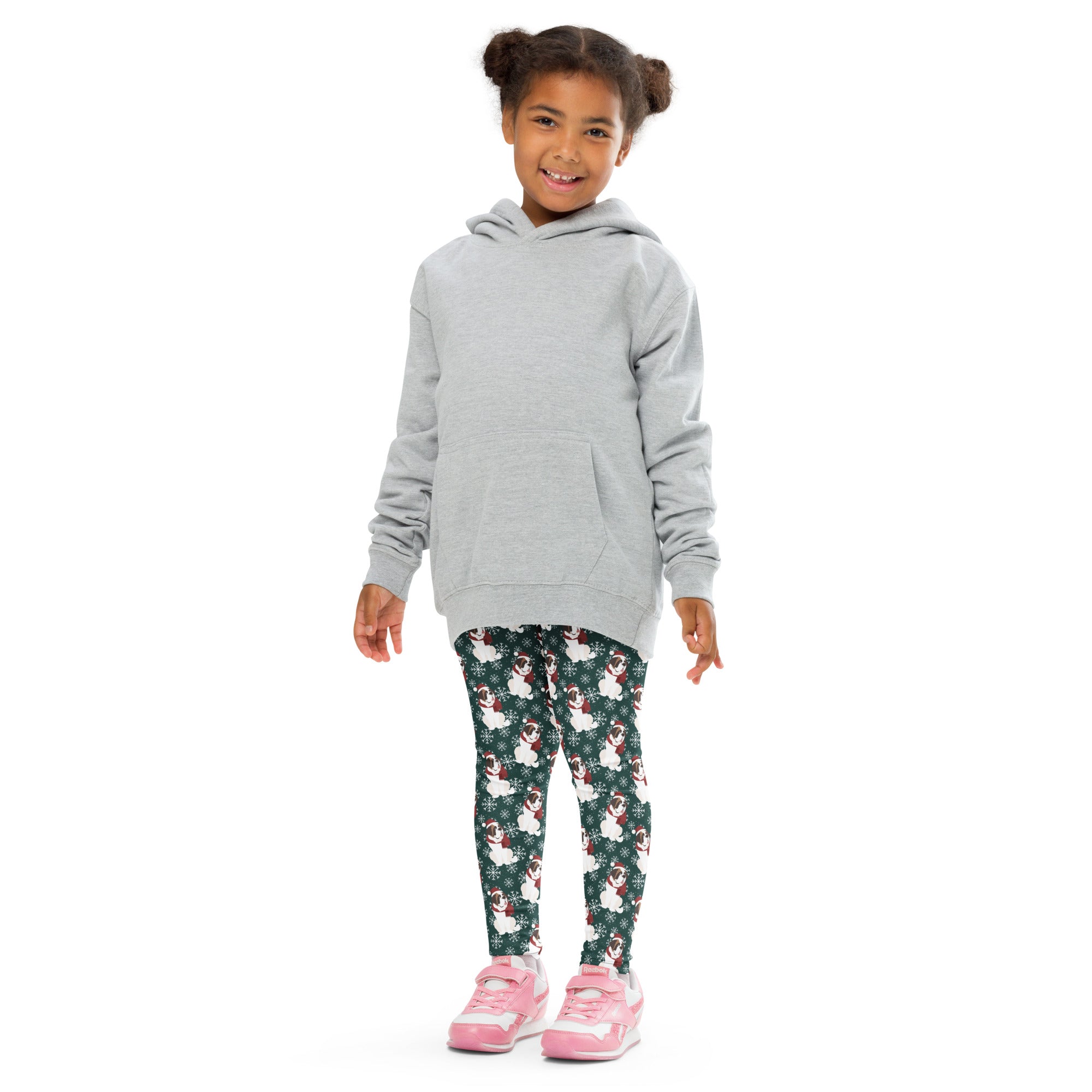 St Bernard Christmas Kid's Leggings - Lucy + Norman